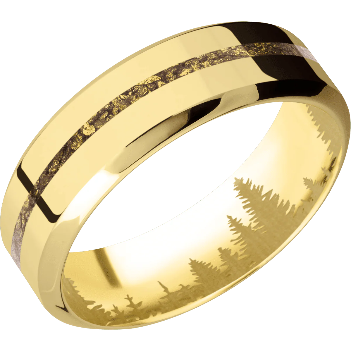 14K Yellow Gold + Polish , Polish Finish - Image 2
