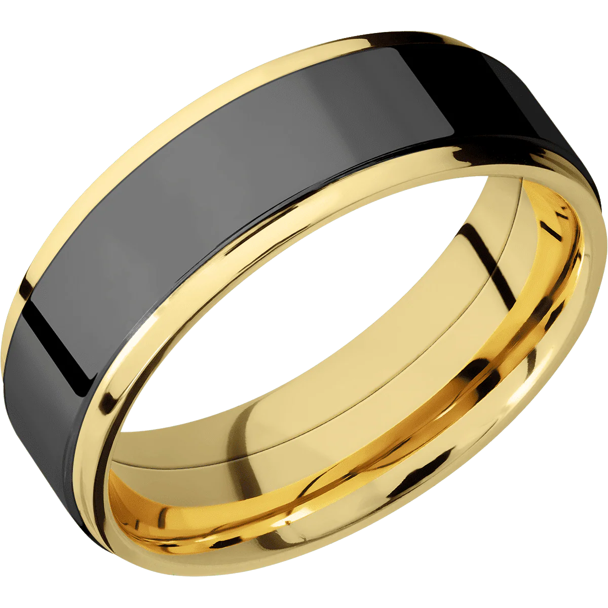 14K Yellow Gold + Polish , Polish Finish - Image 2