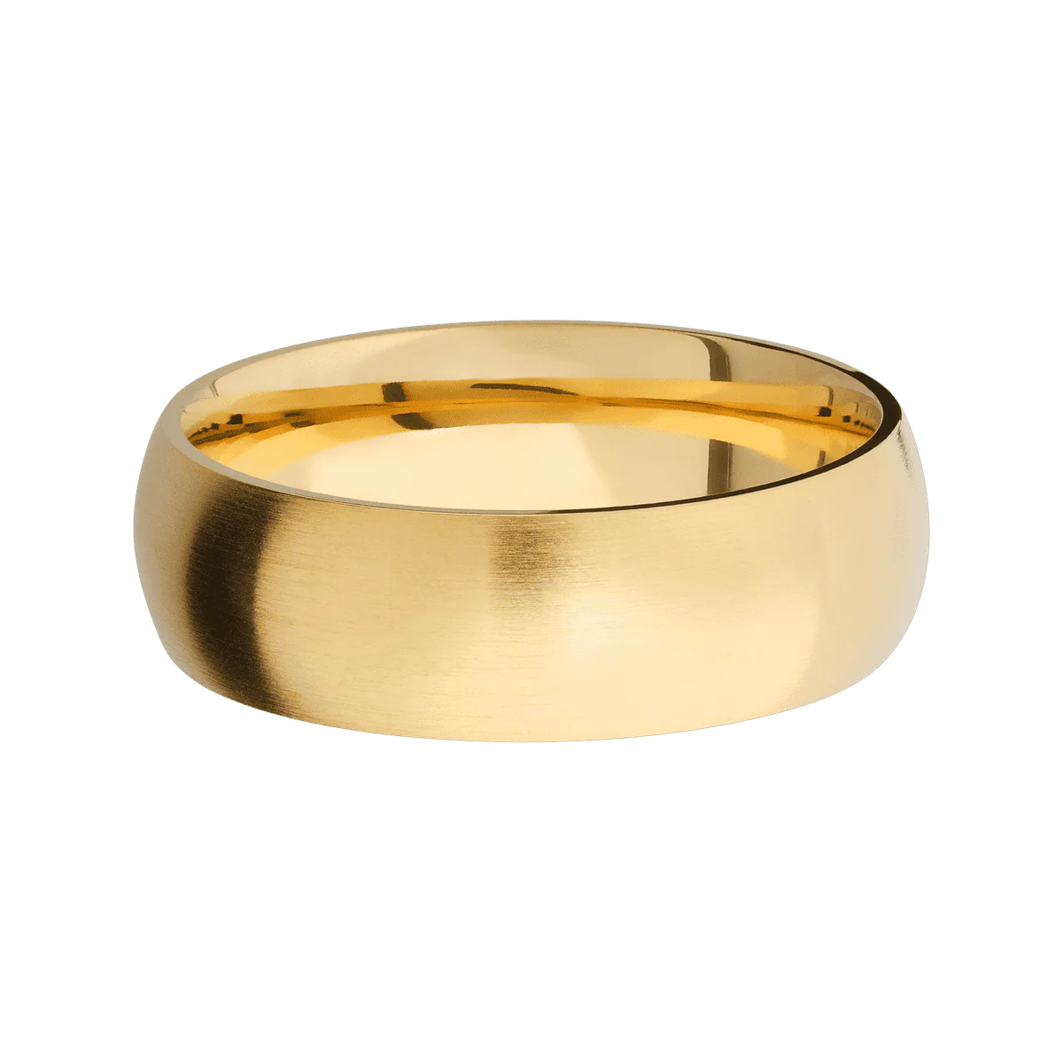14K Yellow Gold + Satin Finish - Image 3