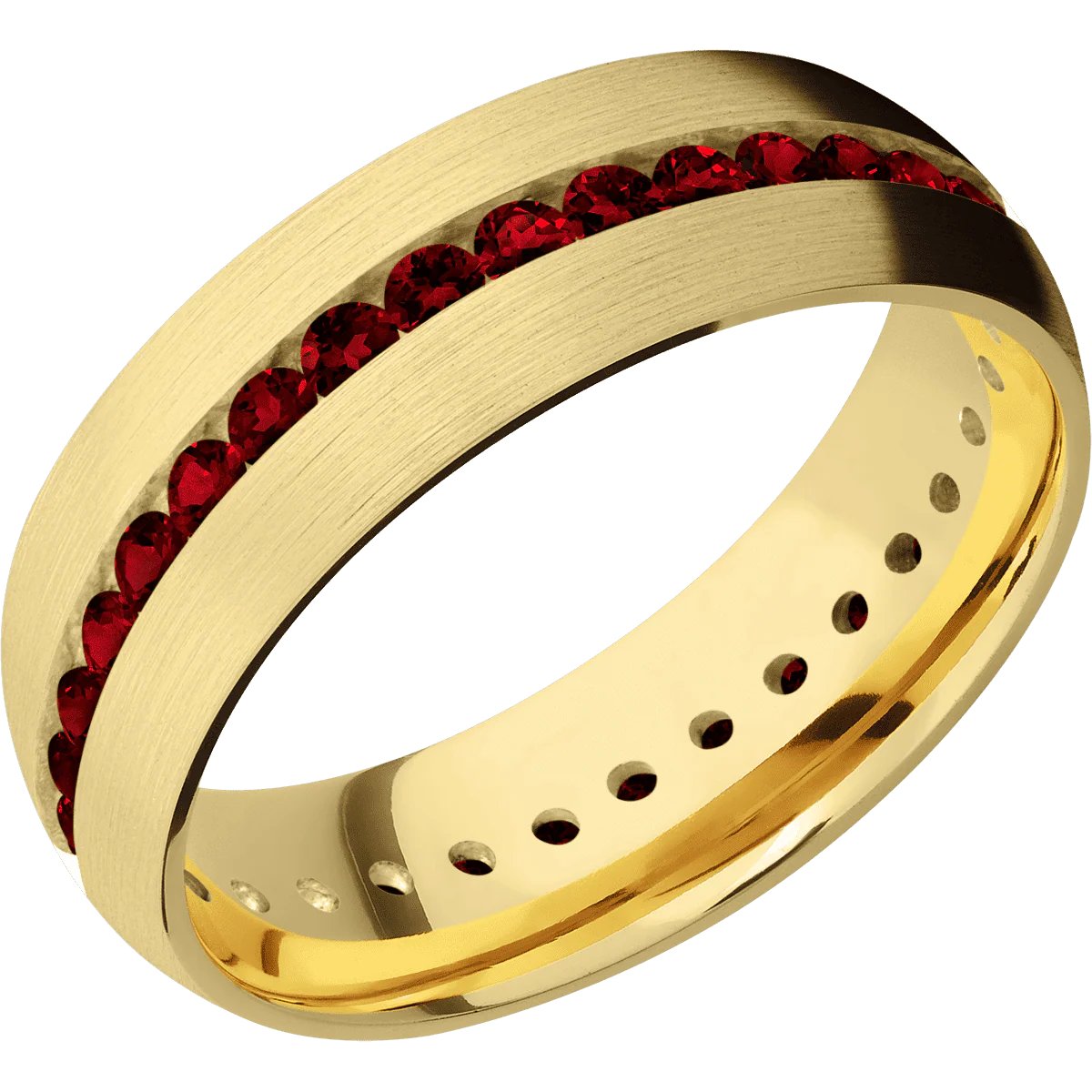 14K Yellow Gold + Satin Finish - Image 2