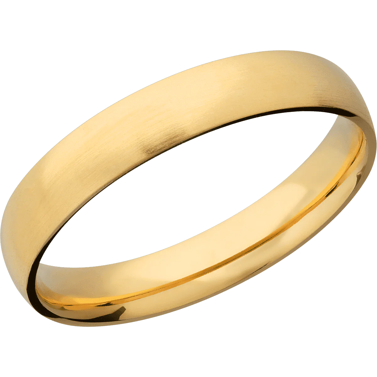 14K Yellow Gold + Satin Finish - Image 2