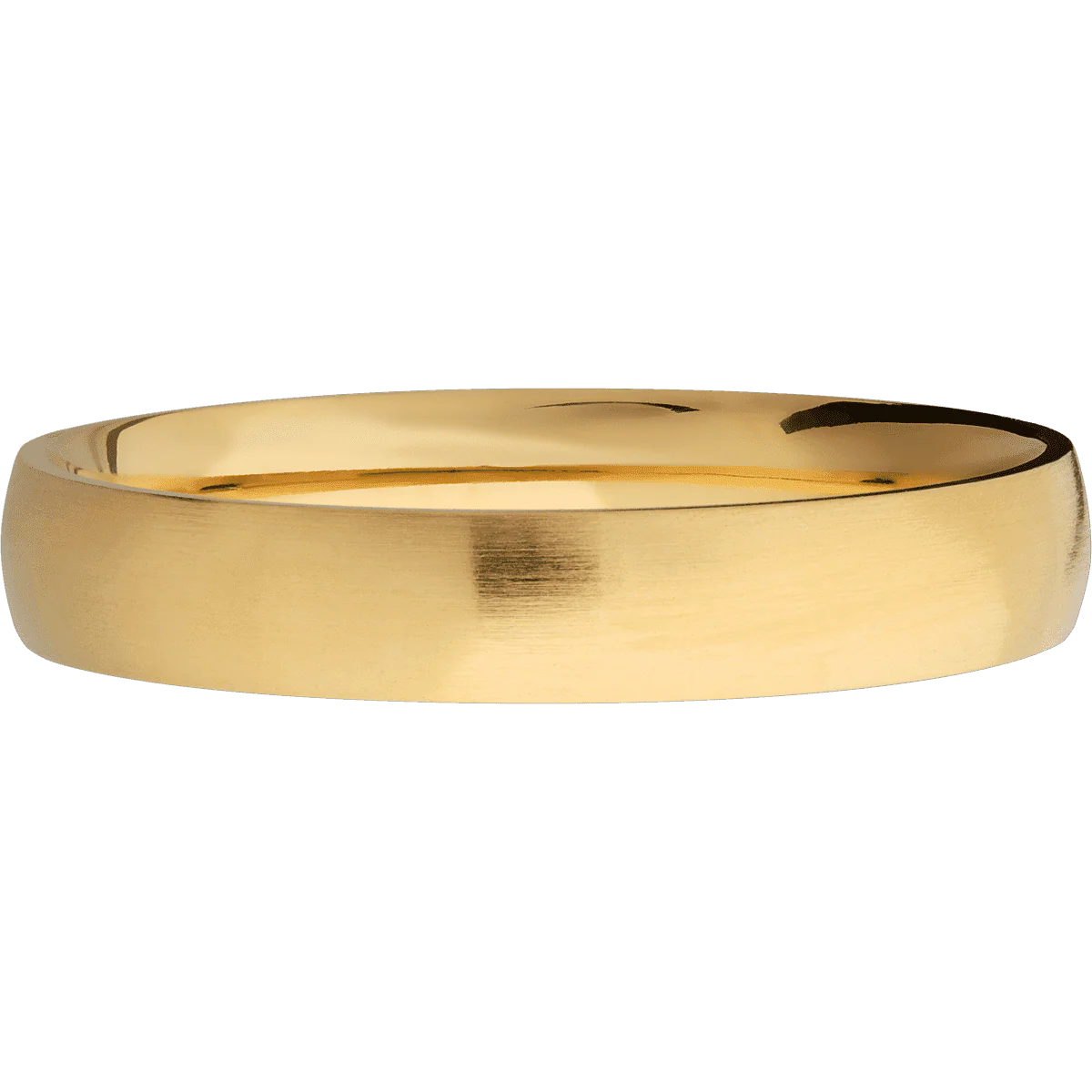 14K Yellow Gold + Satin Finish - Image 3