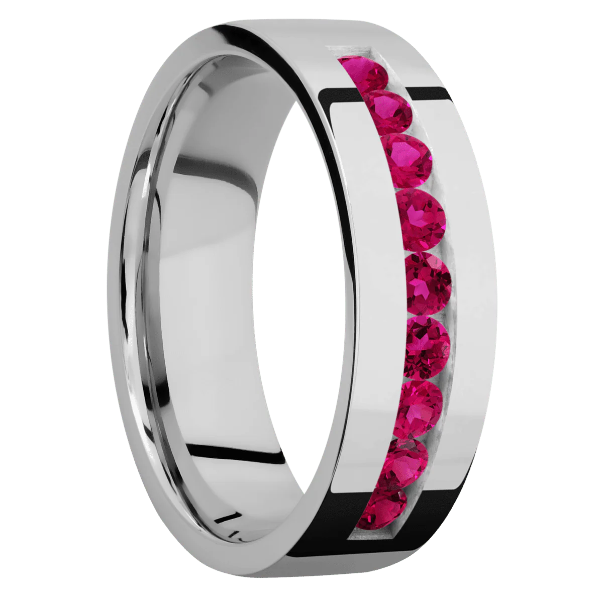 18K White Gold + Polish Finish