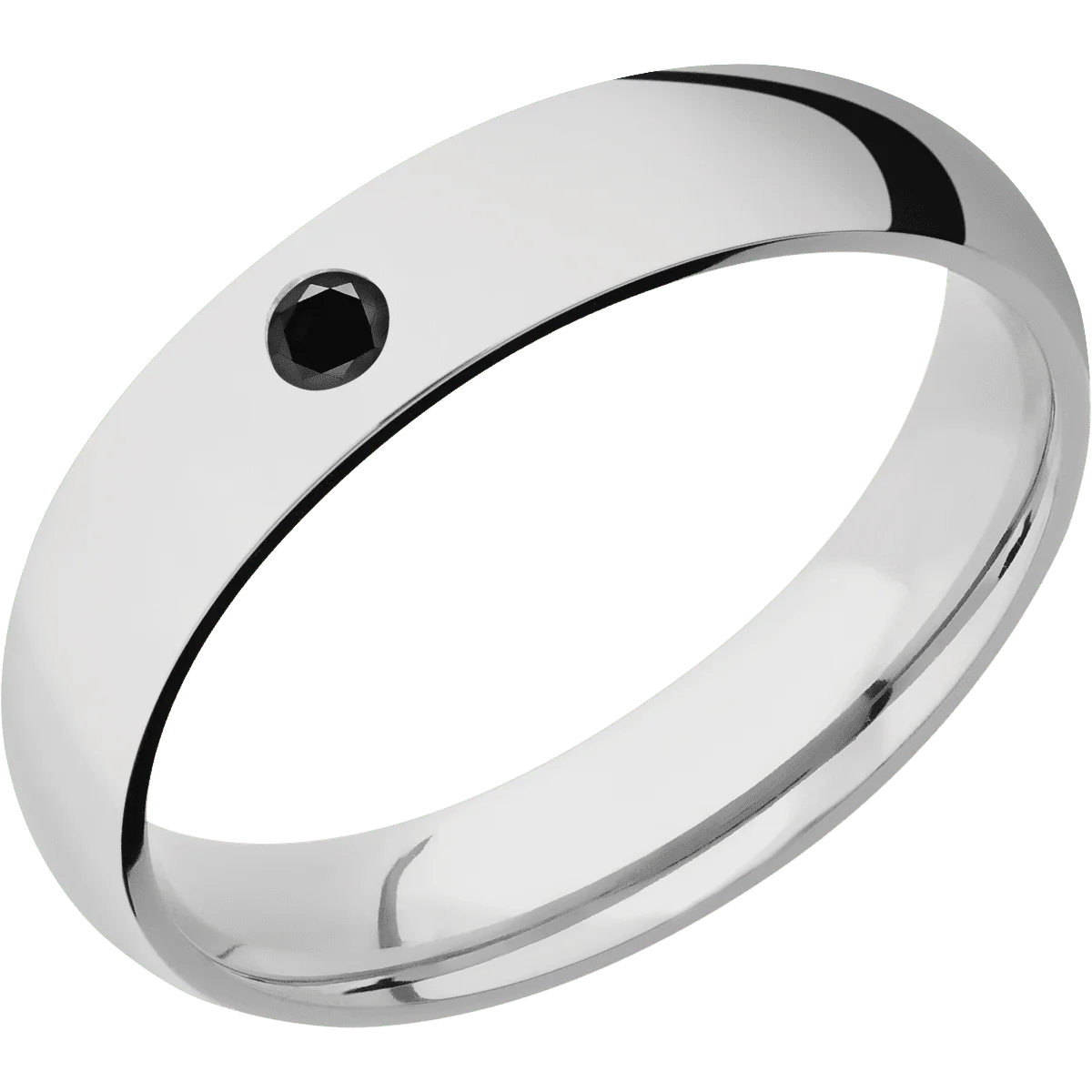 18K White Gold + Polish Finish - Image 2