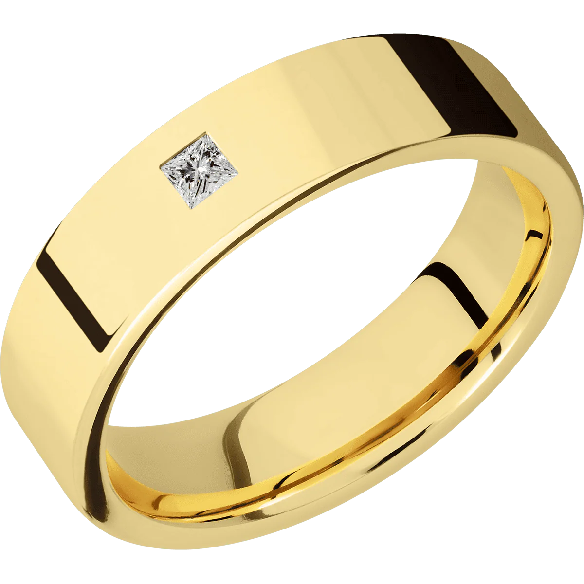 18K Yellow Gold + Polish Finish - Image 2