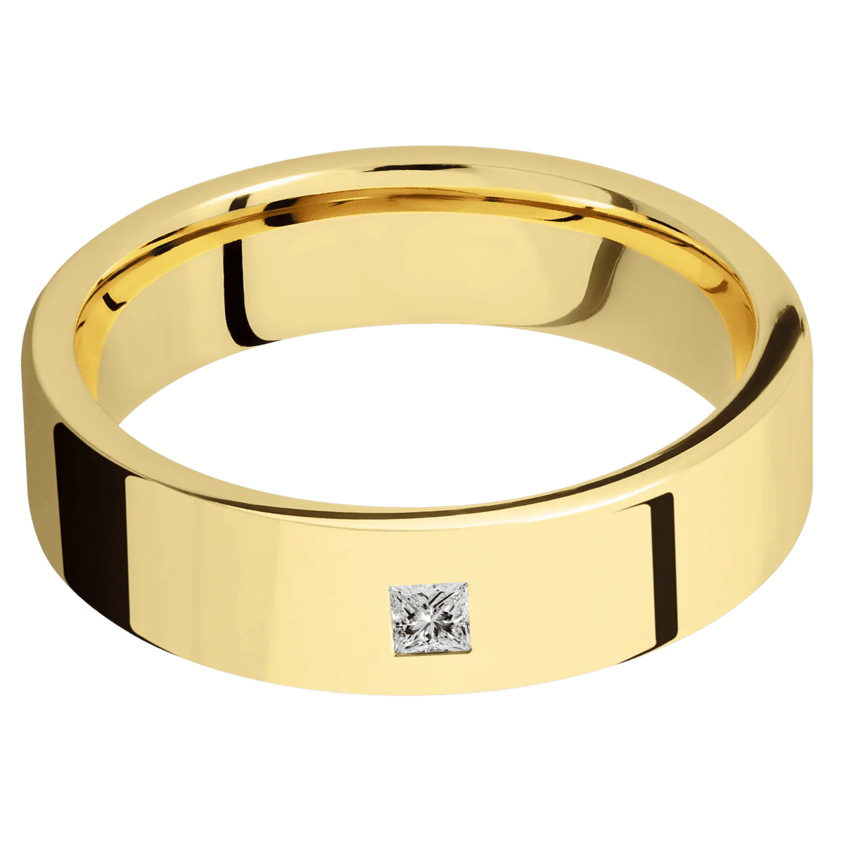 18K Yellow Gold + Polish Finish - Image 3