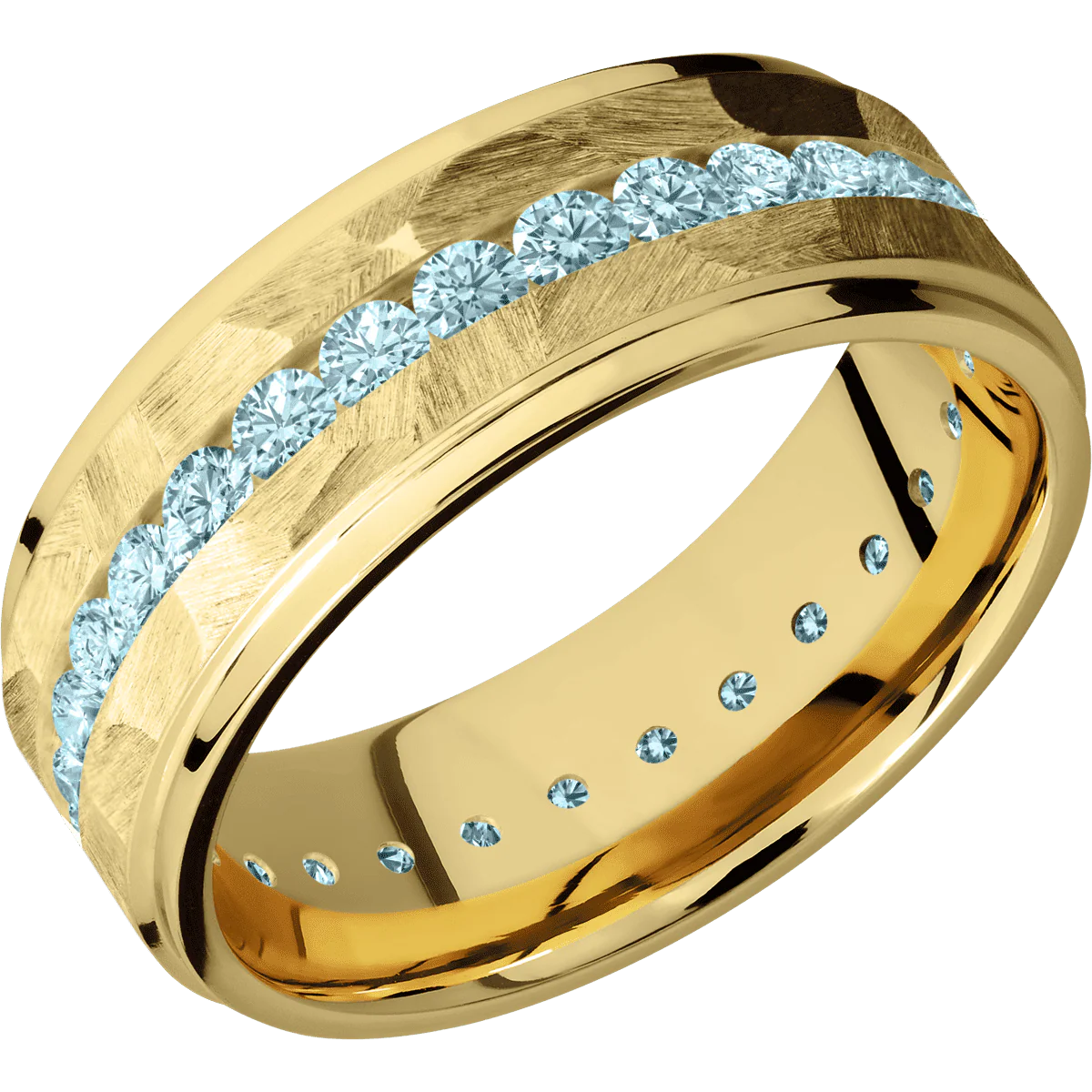 18K Yellow Gold + Rock , Polish Finish - Image 2