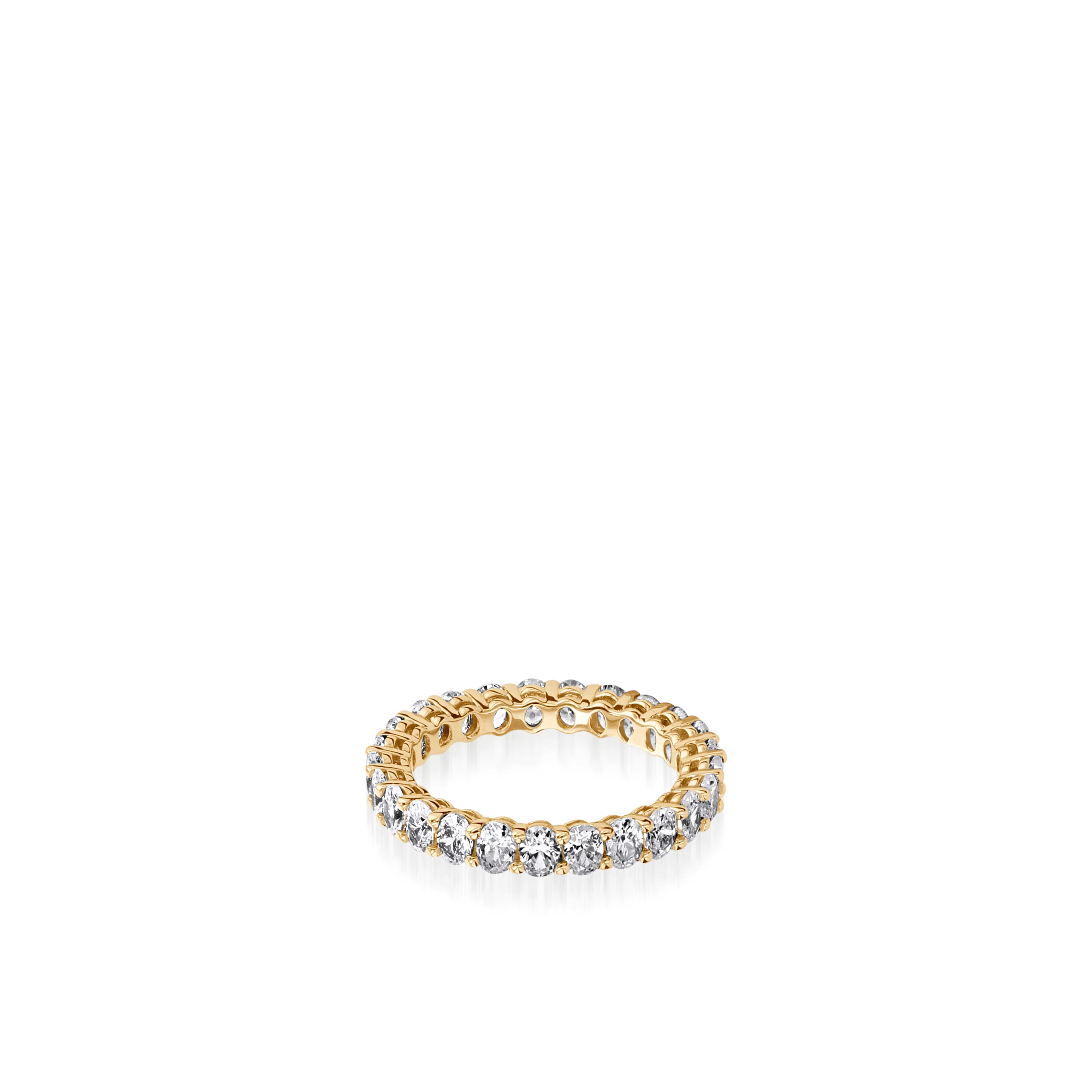 2.5-Carat Oval Lab Diamond Eternity Band - Image 5