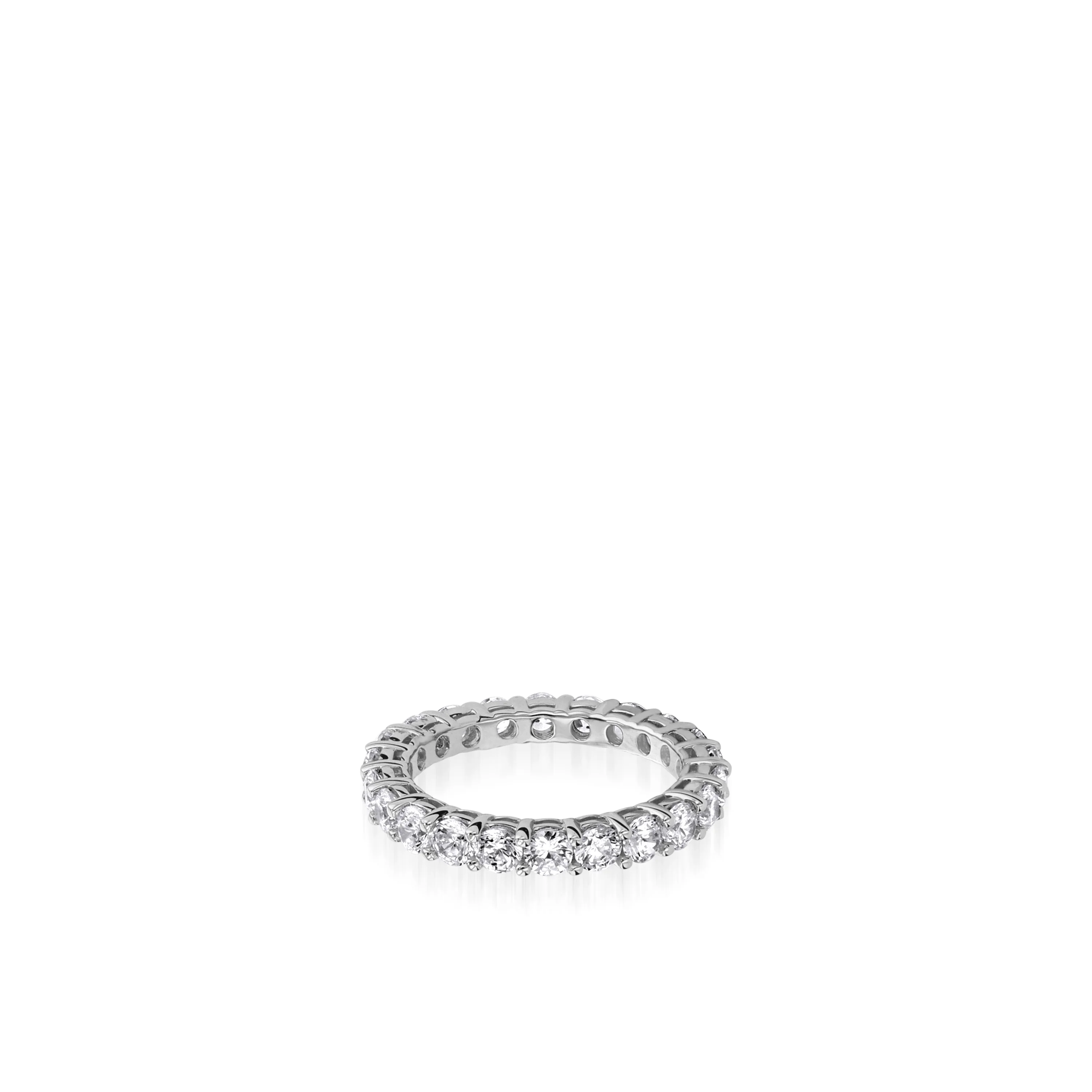 2-Carat Round Natural Diamond Eternity Band - Image 3
