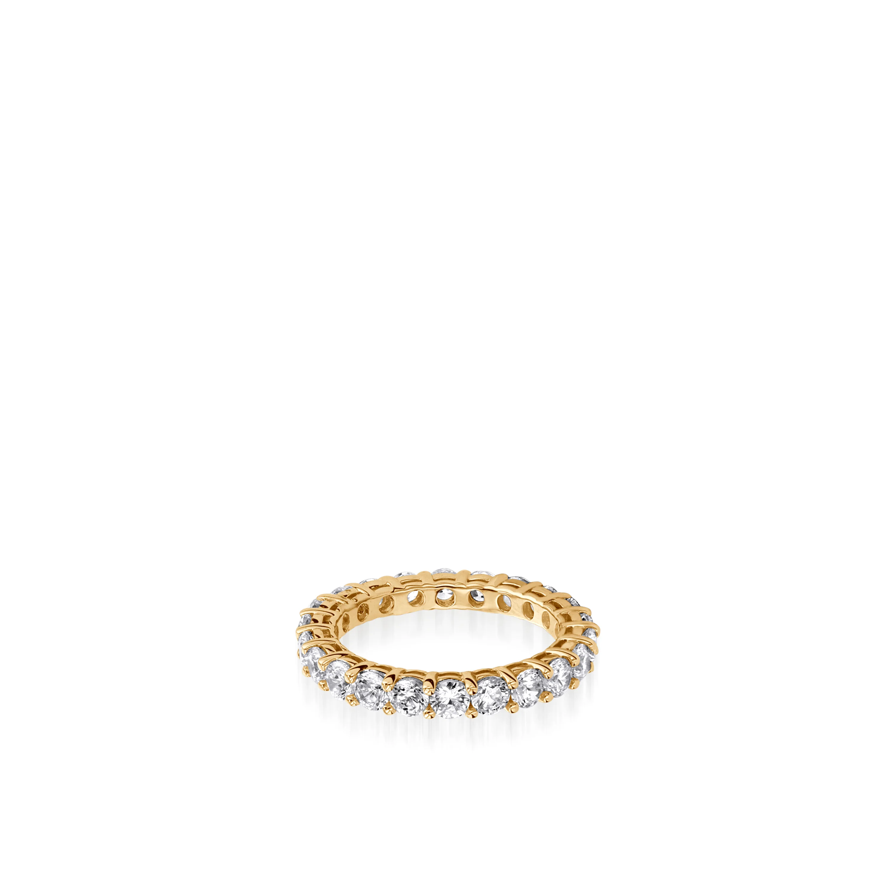 2-Carat Round Natural Diamond Eternity Band - Image 5