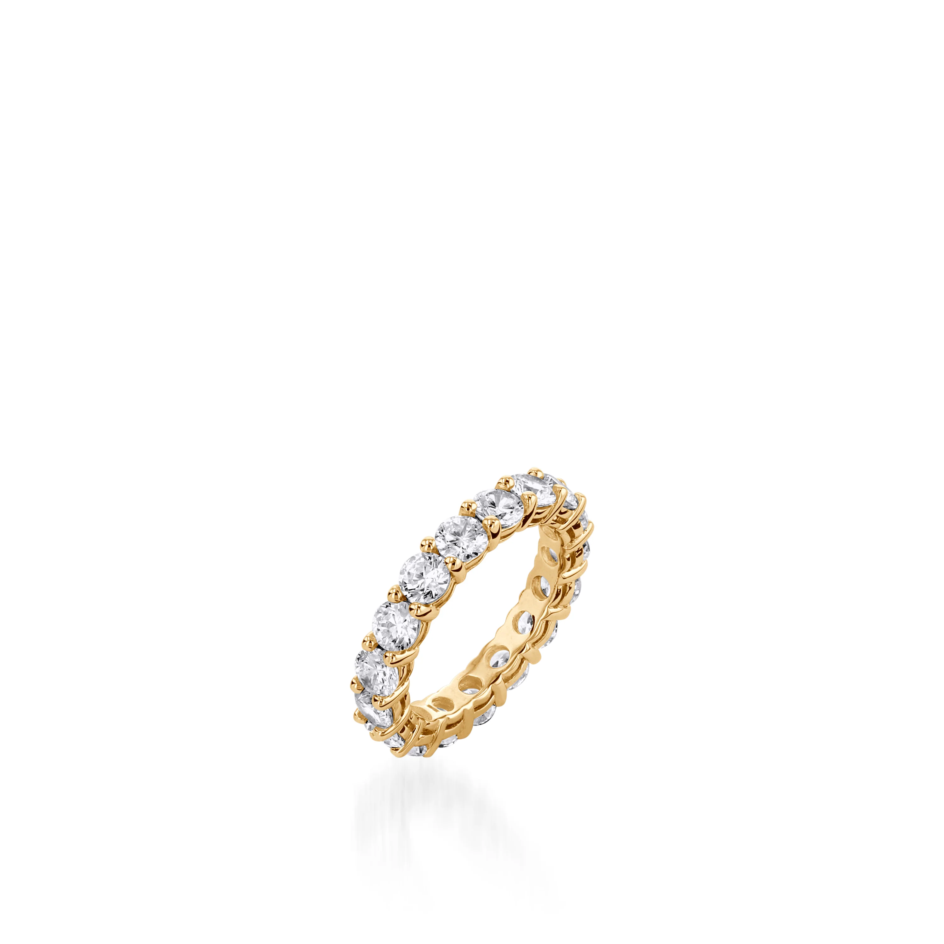 3.5-Carat Round Natural Diamond Eternity Band - Image 4