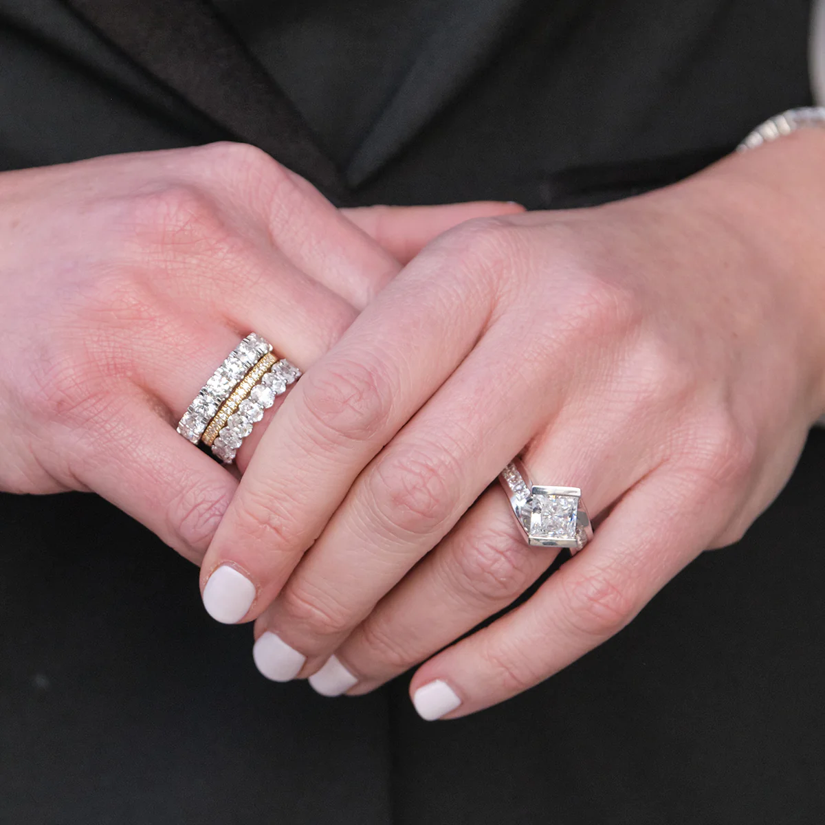 3-Carat Round Lab Diamond Eternity Band - Image 6