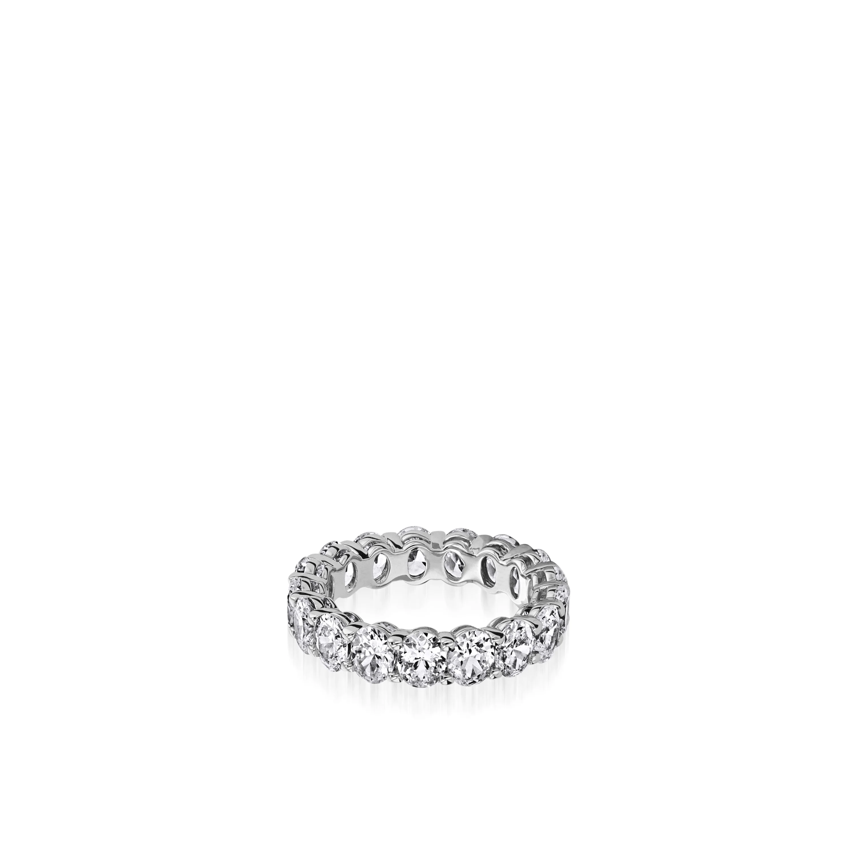 5-Carat Oval Lab Diamond Eternity Band - Image 3