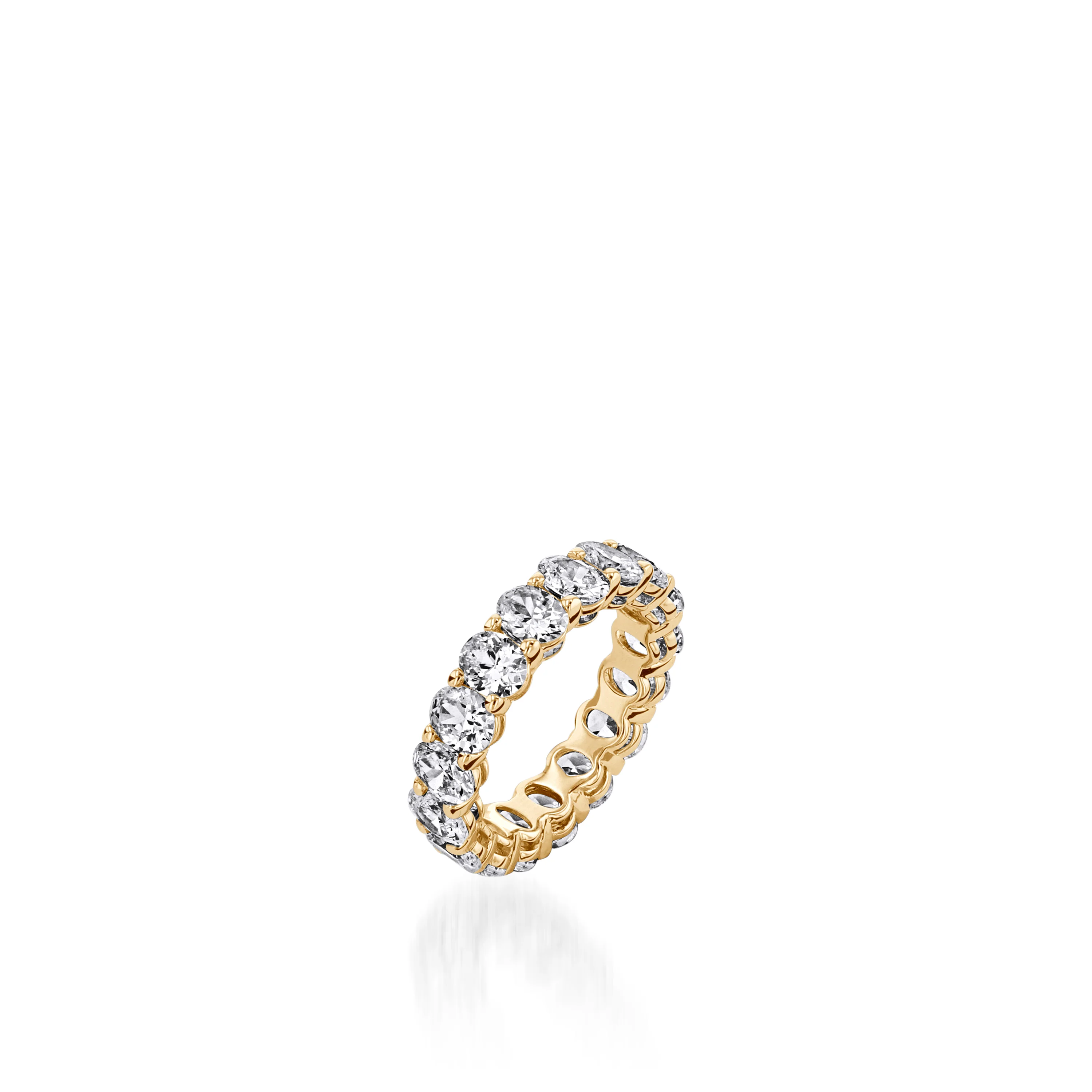 5-Carat Oval Natural Diamond Eternity Band - Image 4