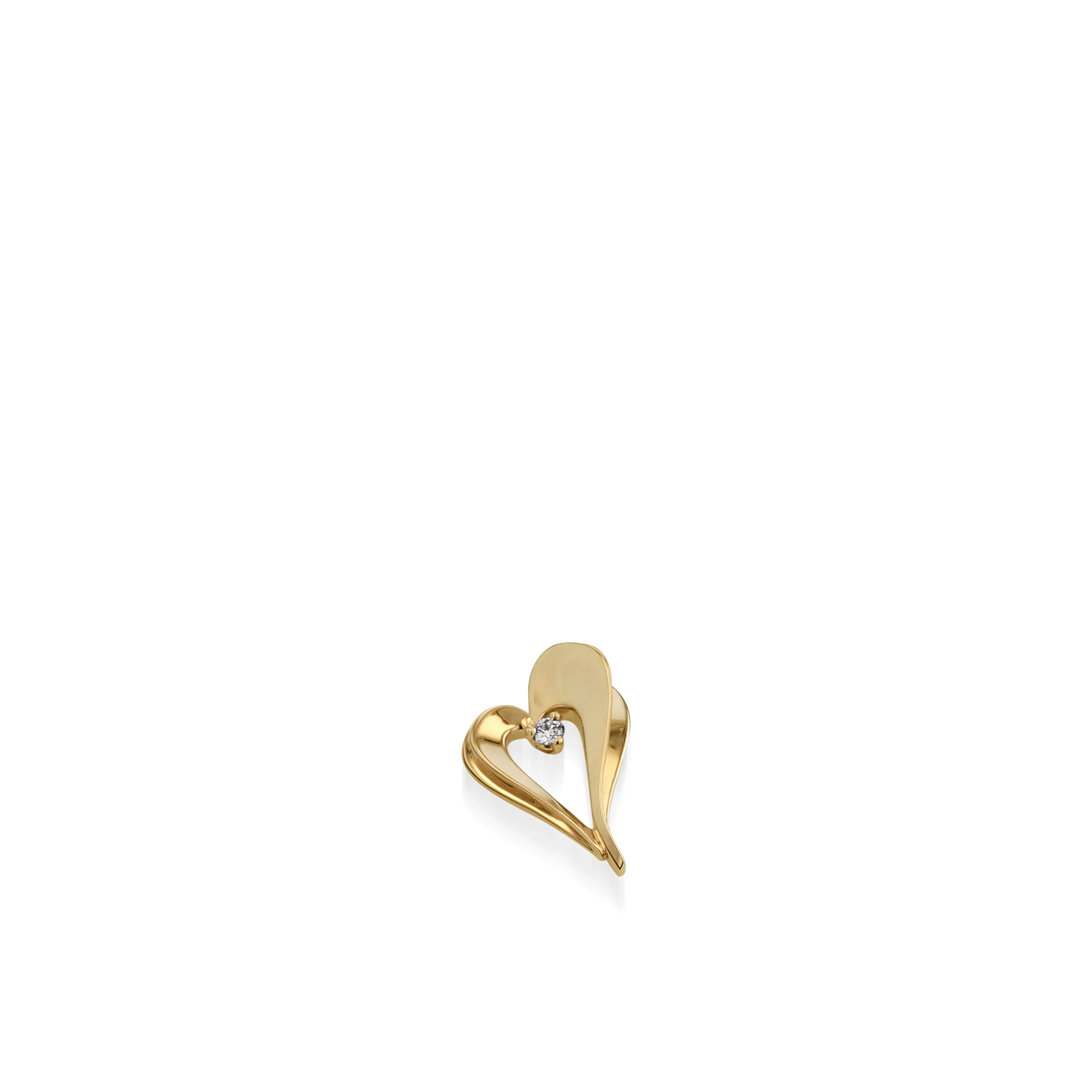 Adore Petite Diamond Heart Medallion Pendant - Image 4