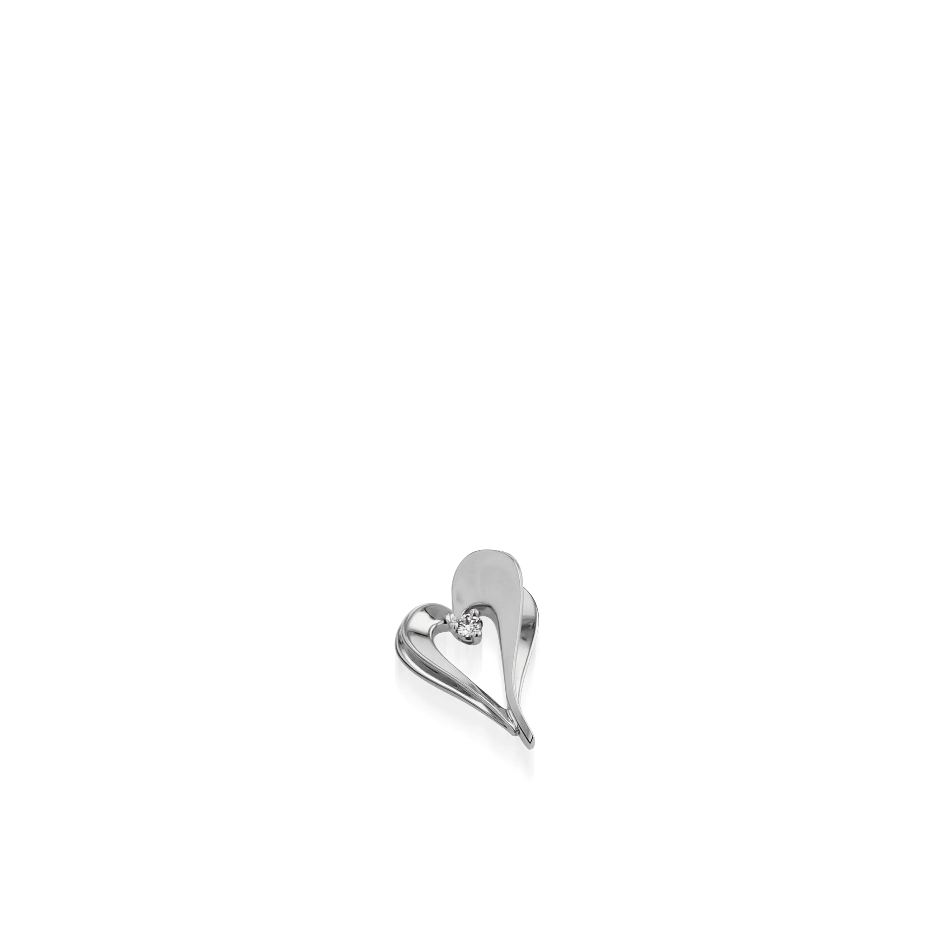 Adore Petite Diamond Heart Medallion Pendant - Image 5
