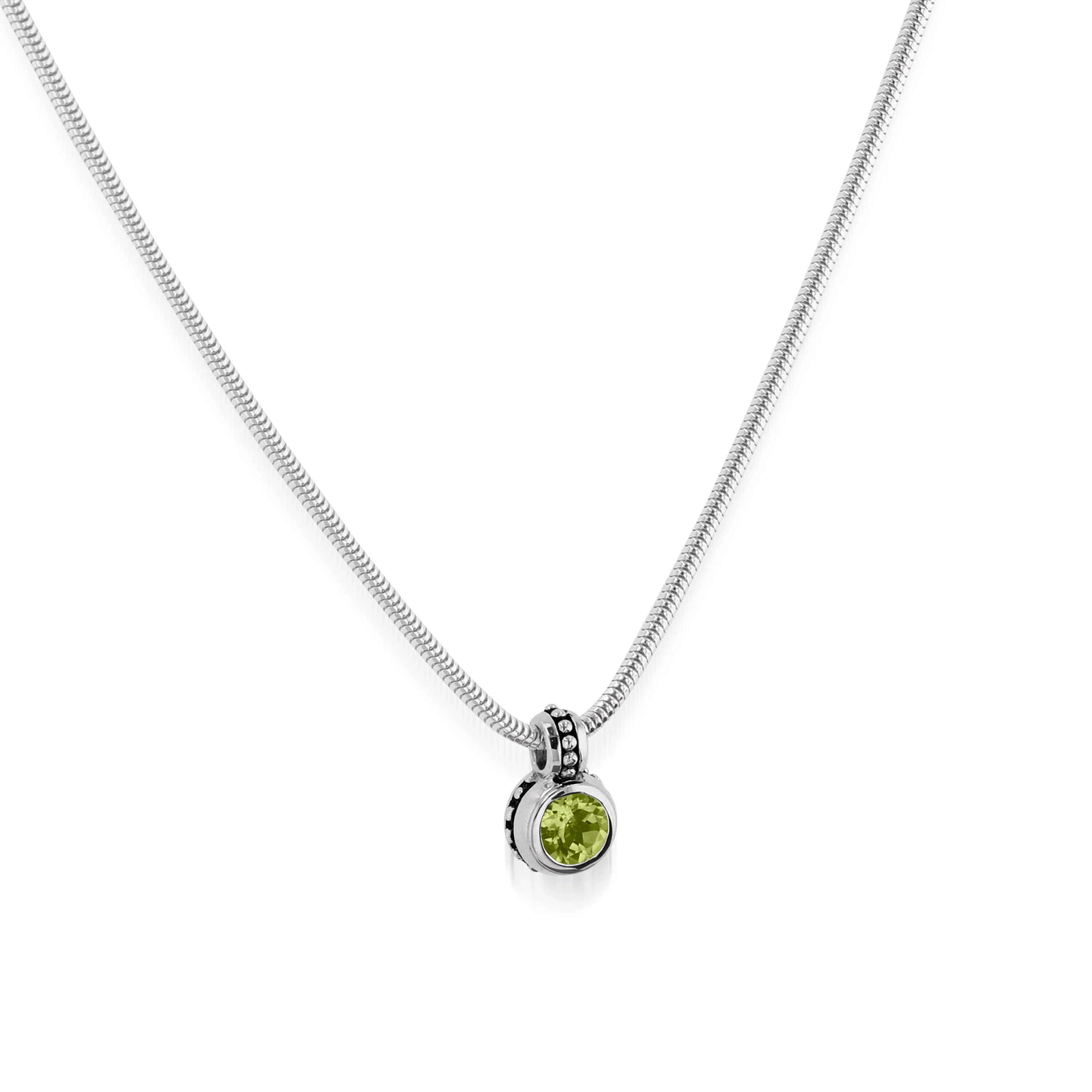 Antigua Birthstone Solitaire Pendant - Image 11