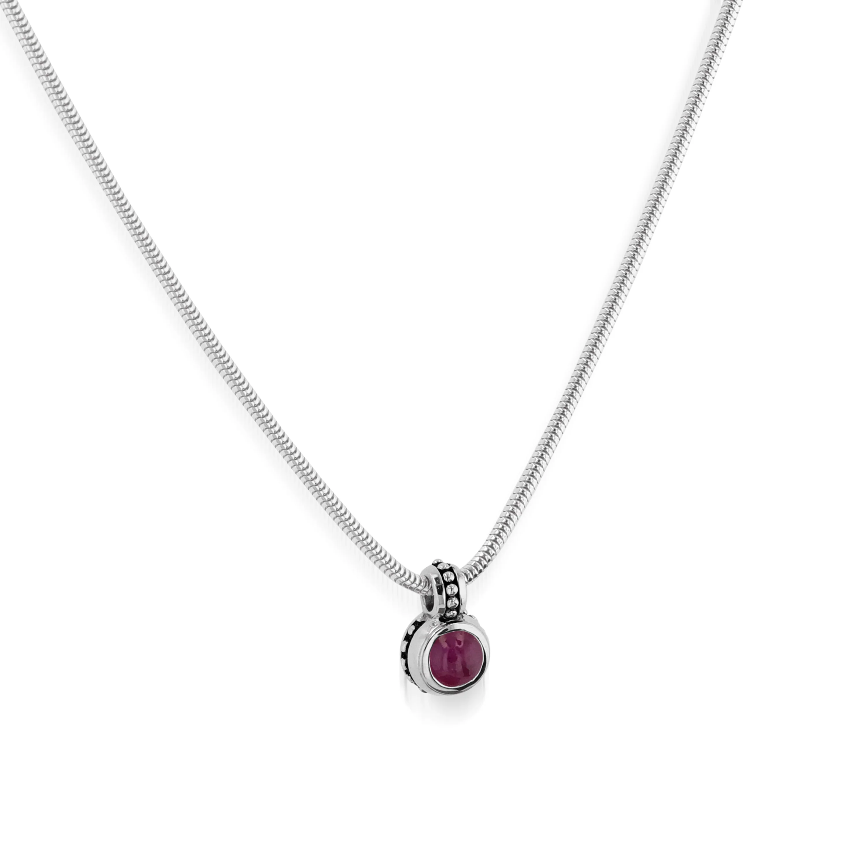 Antigua Birthstone Solitaire Pendant - Image 3