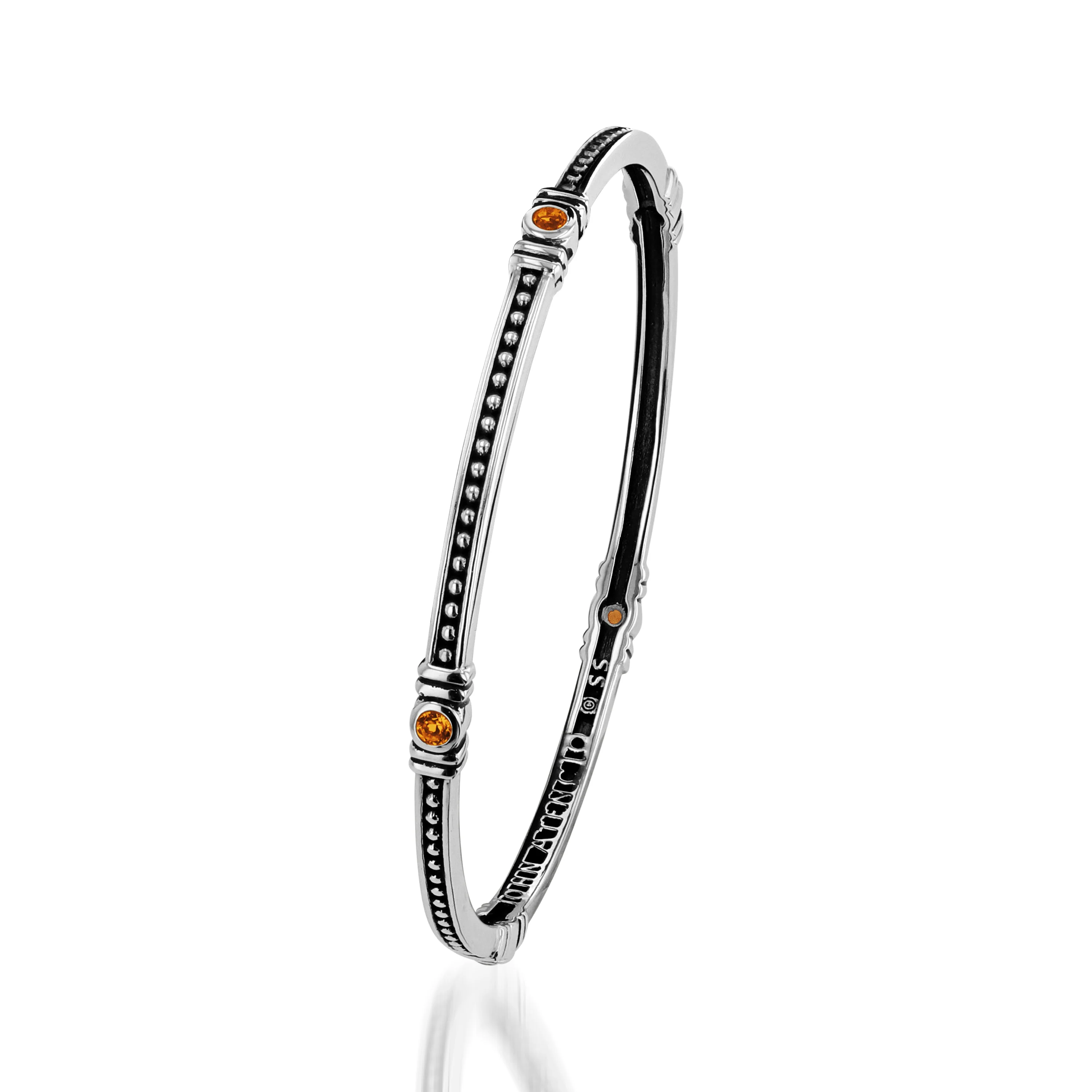 Antigua Birthstone Stacking Bangle Bracelet - Image 12
