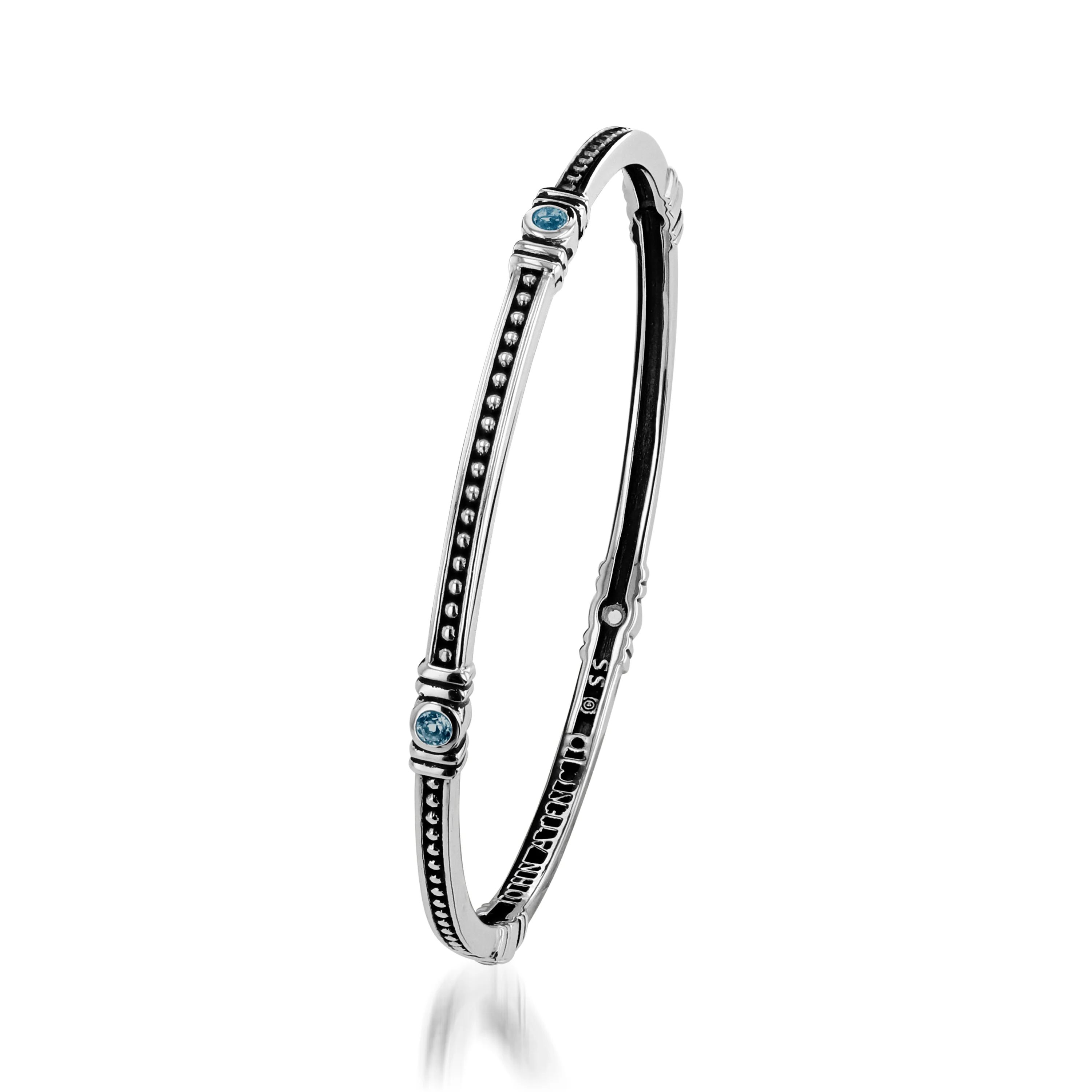 Antigua Birthstone Stacking Bangle Bracelet - Image 13