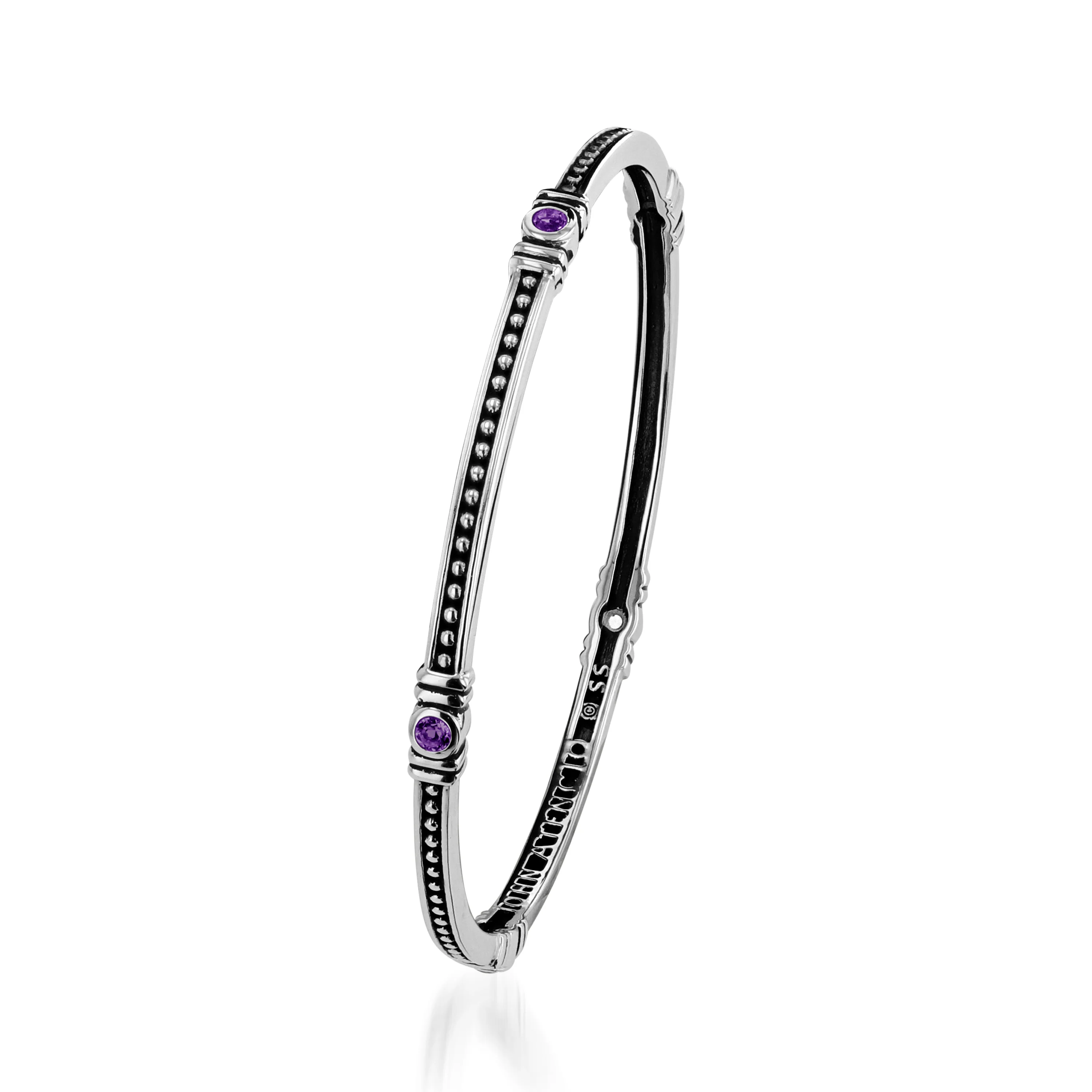 Antigua Birthstone Stacking Bangle Bracelet - Image 3