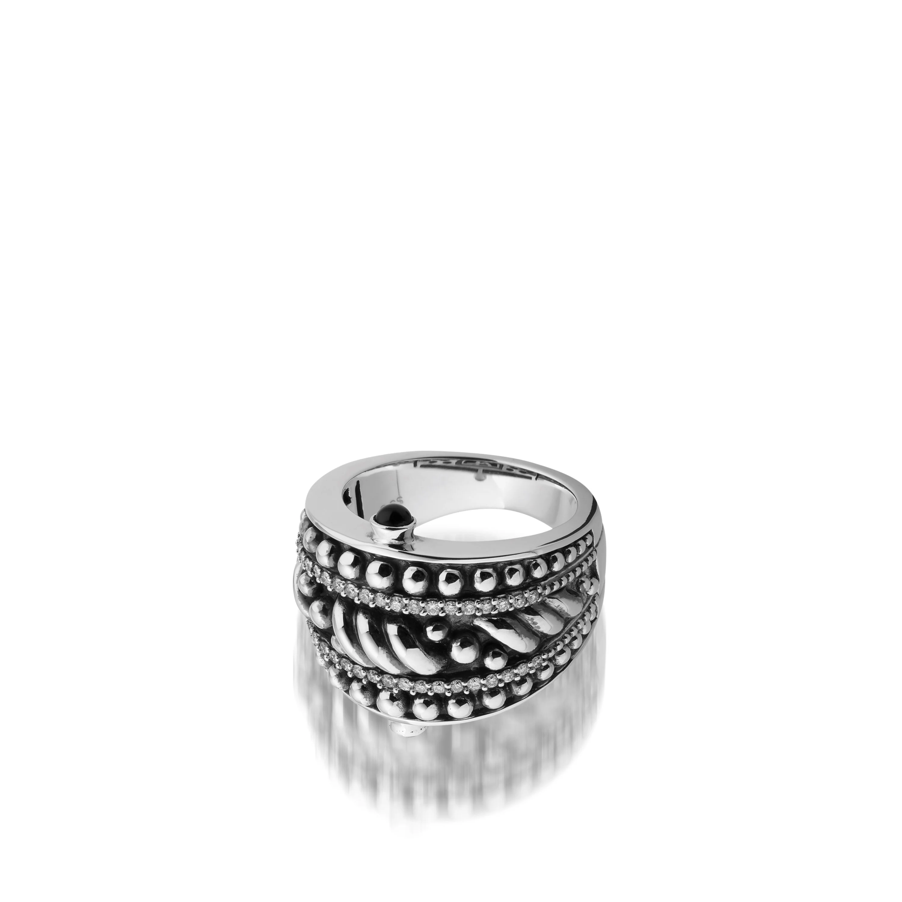 Apollo Pave Diamond Dome Ring - Image 3