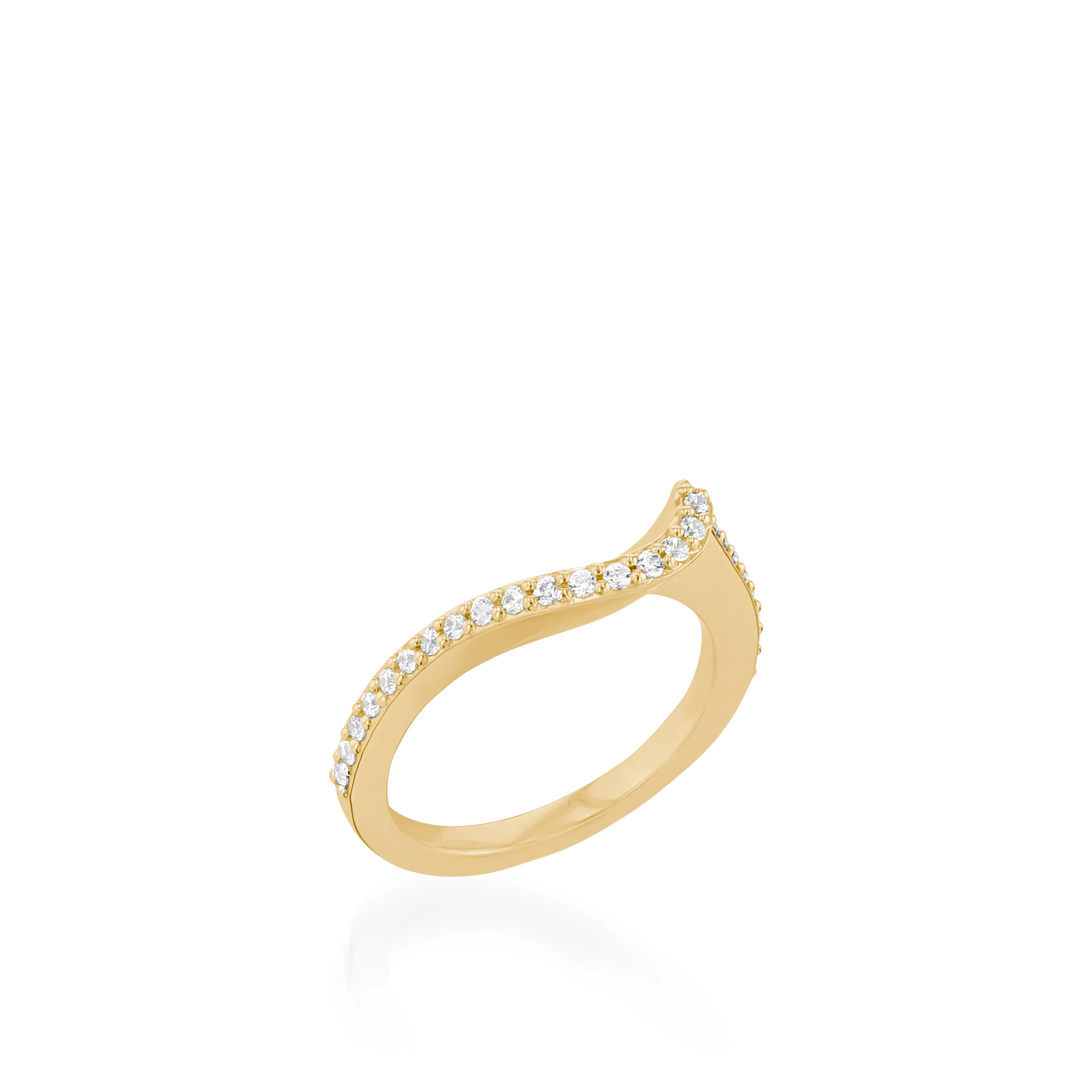 Apropos Aire Wedding Band - Image 4