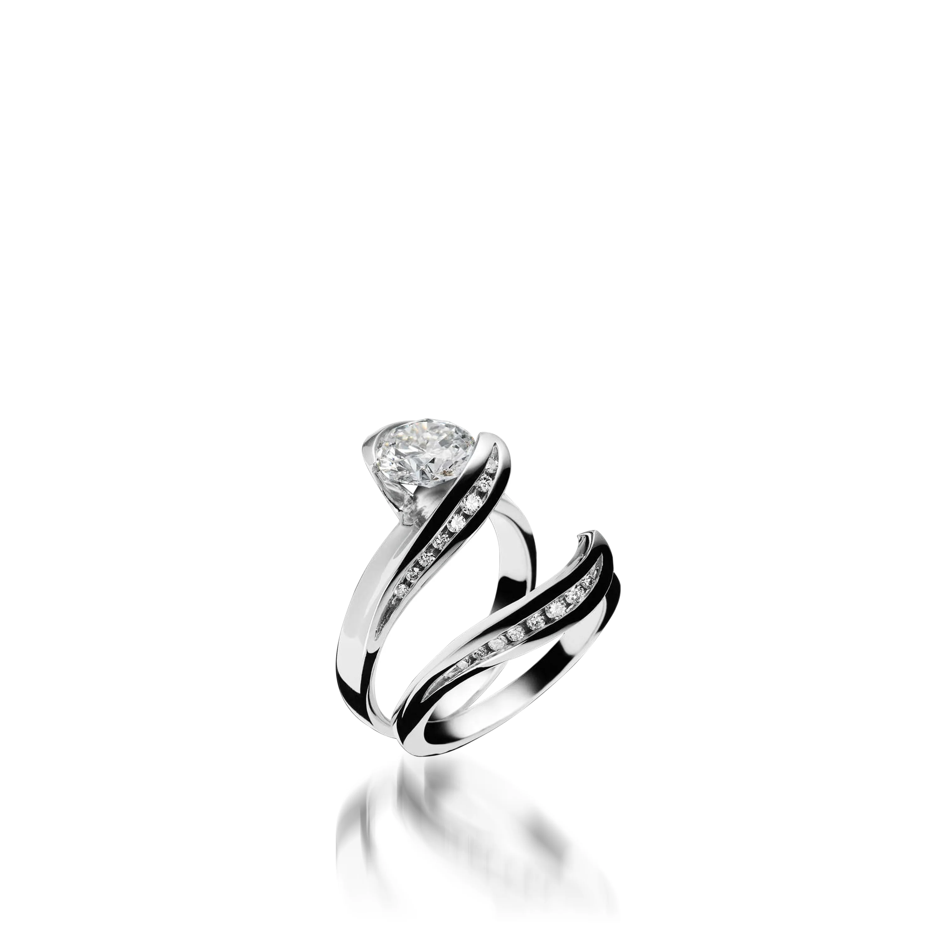 Apropos Plus White Gold Engagement Ring - Image 5