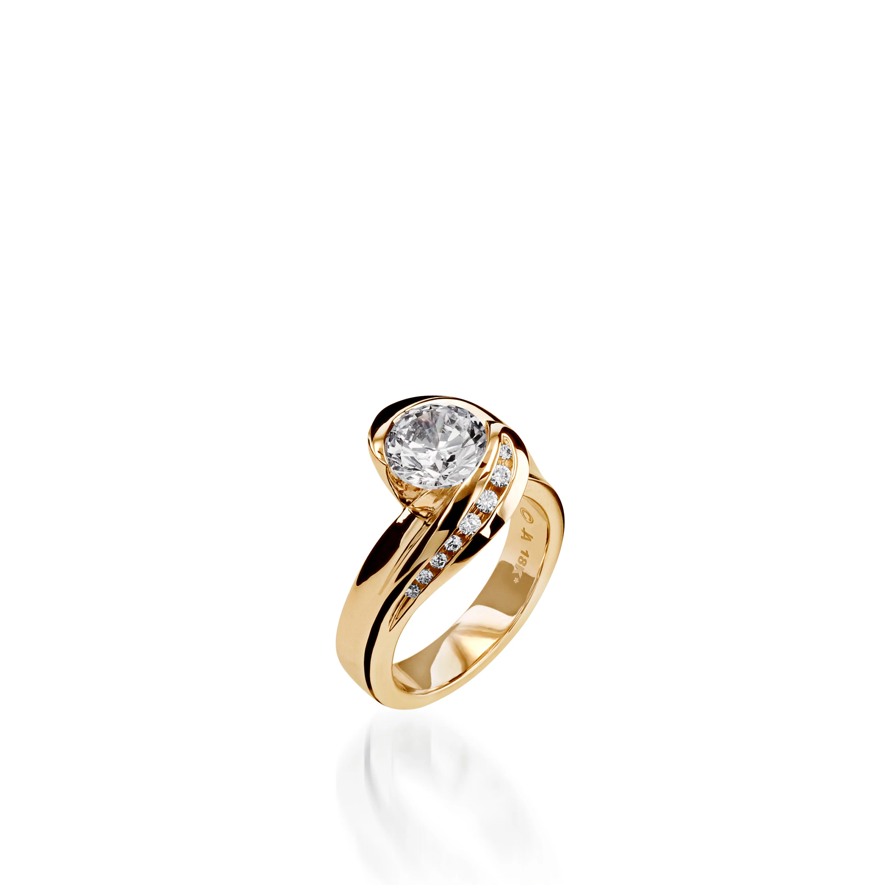 Apropos Plus Yellow Gold Engagement Ring - Image 3