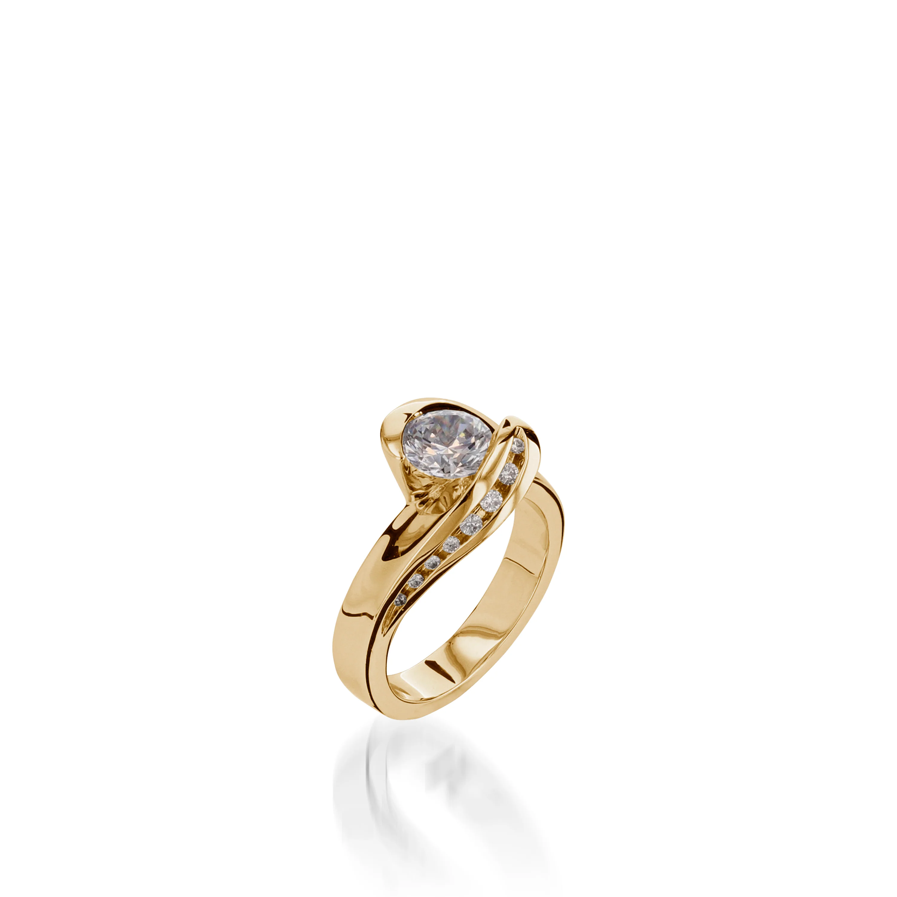 Apropos Plus Yellow Gold Engagement Ring - Image 4