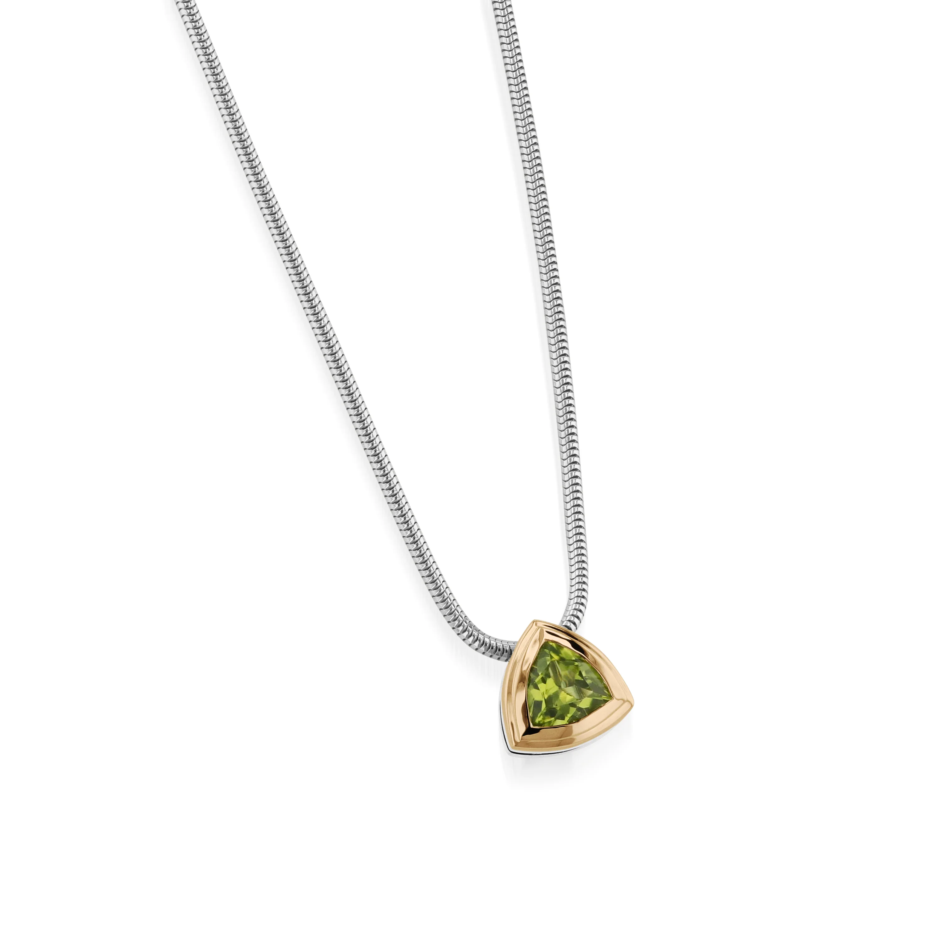 Arrivo Trillion Solitaire Pendant Necklace - Image 4