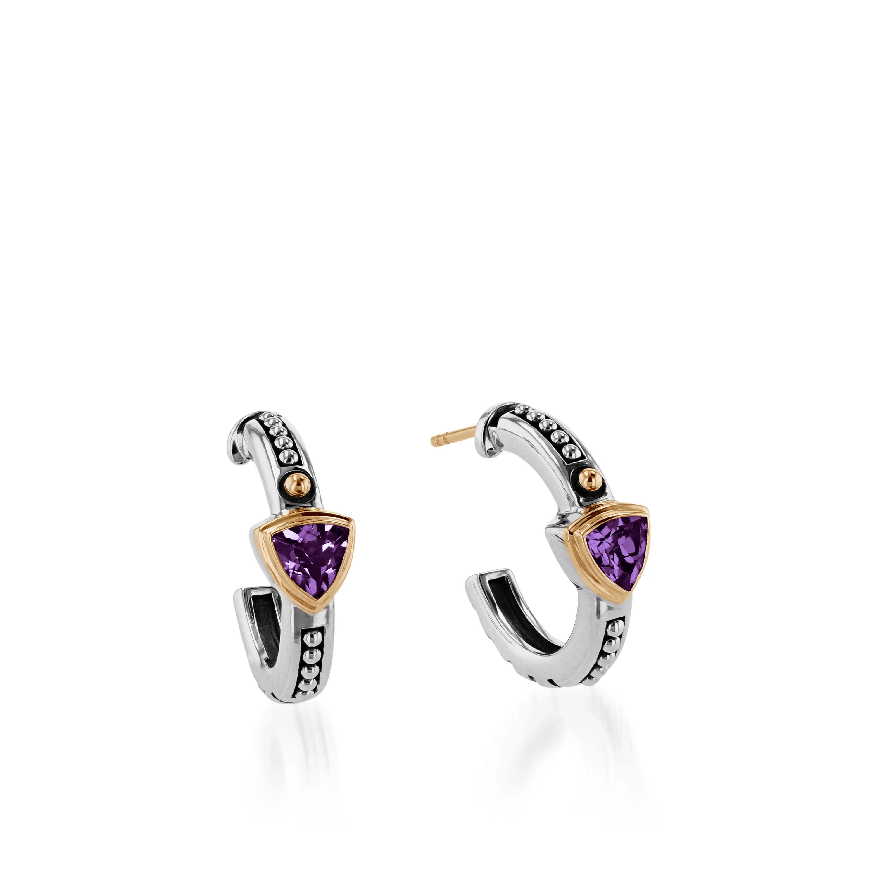 Arrivo Petite Trillion Hoop Earrings - Image 4