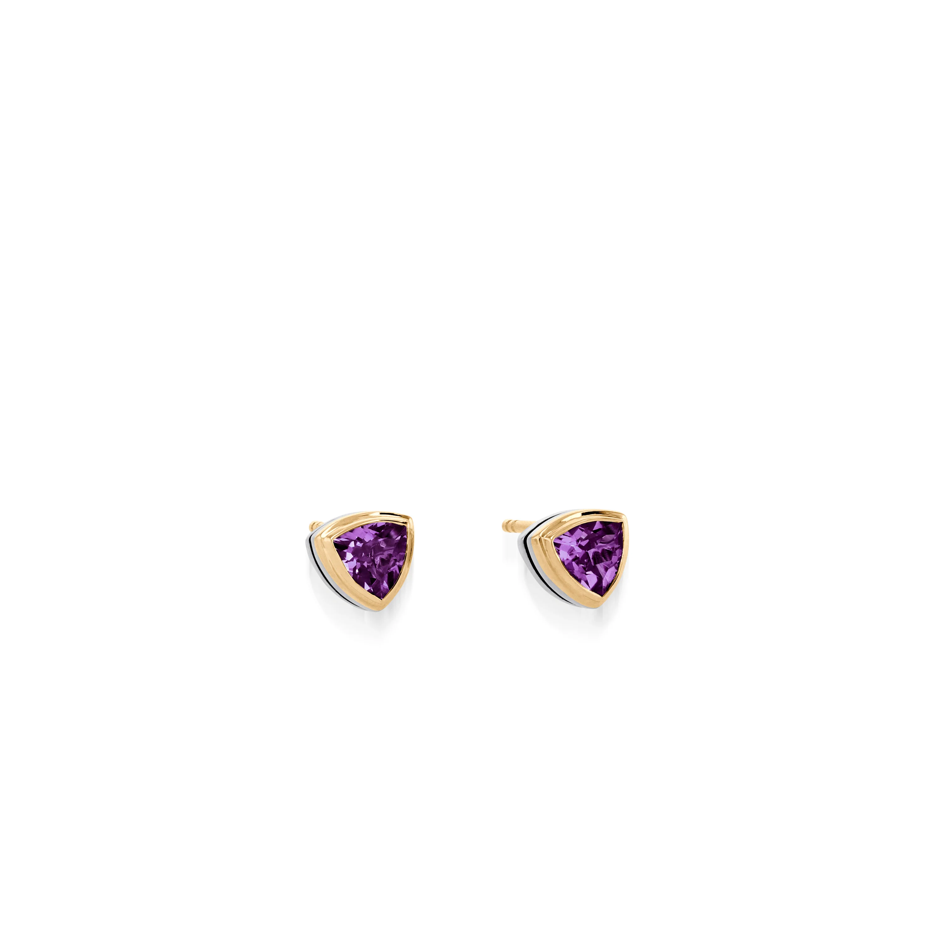 Arrivo Petite Trillion Stud Earrings - Image 3
