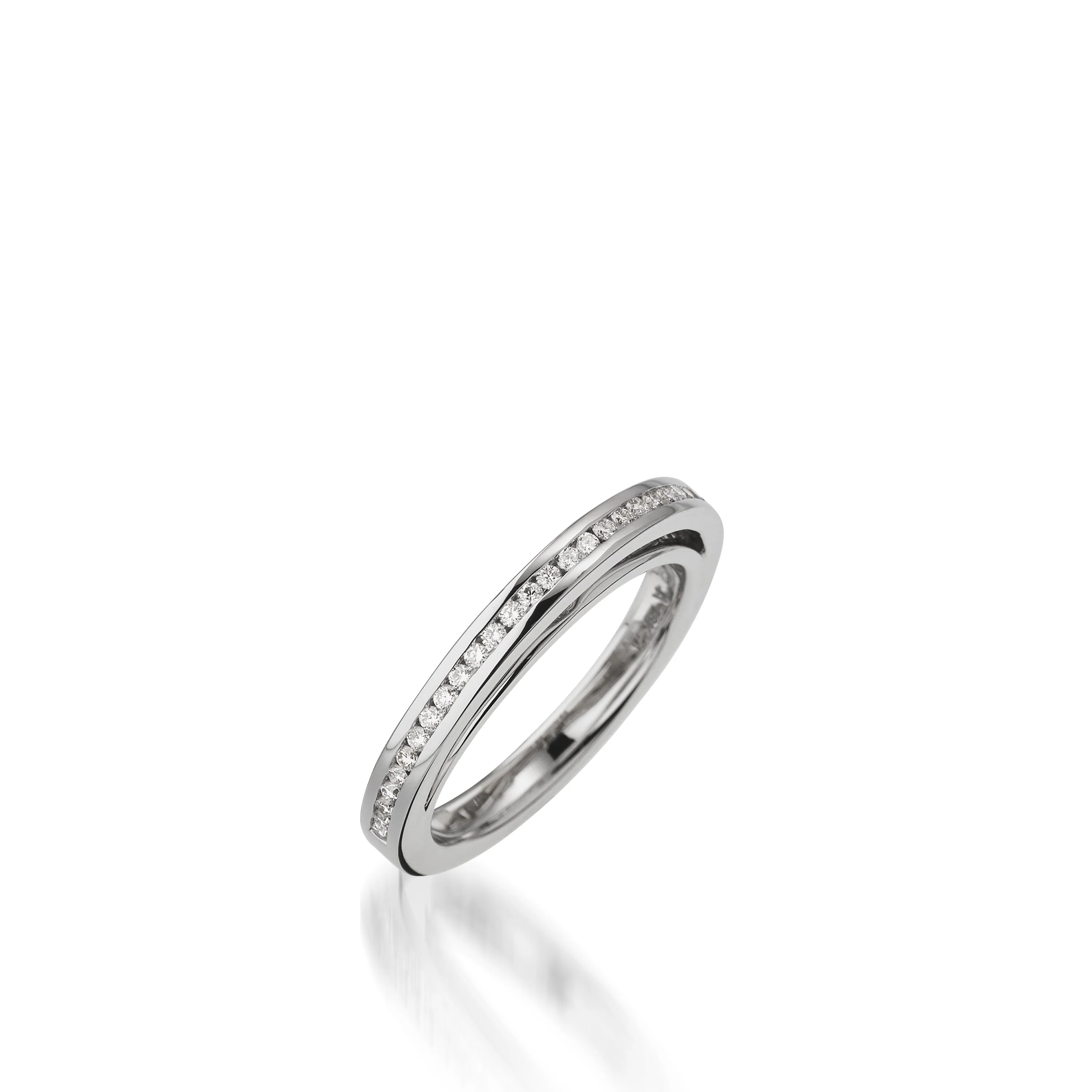 Attraction Rose & White Gold Engagement Ring - Image 3