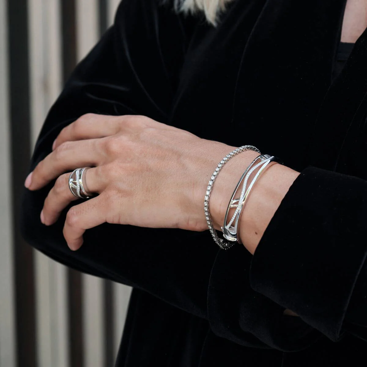 Bellagio Pave Diamond  Bracelet - Image 2