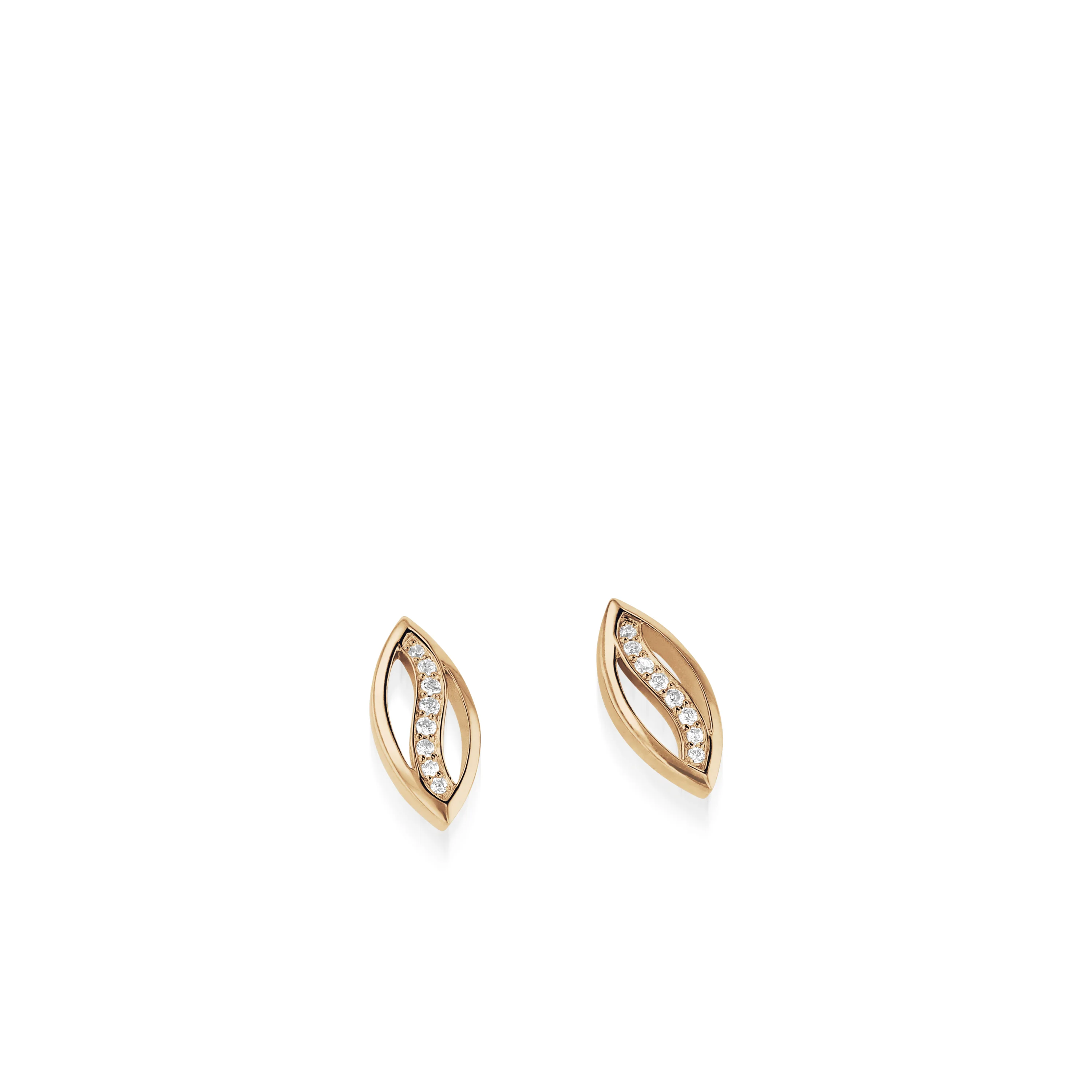 Bellagio Pave Diamond Stud Earrings