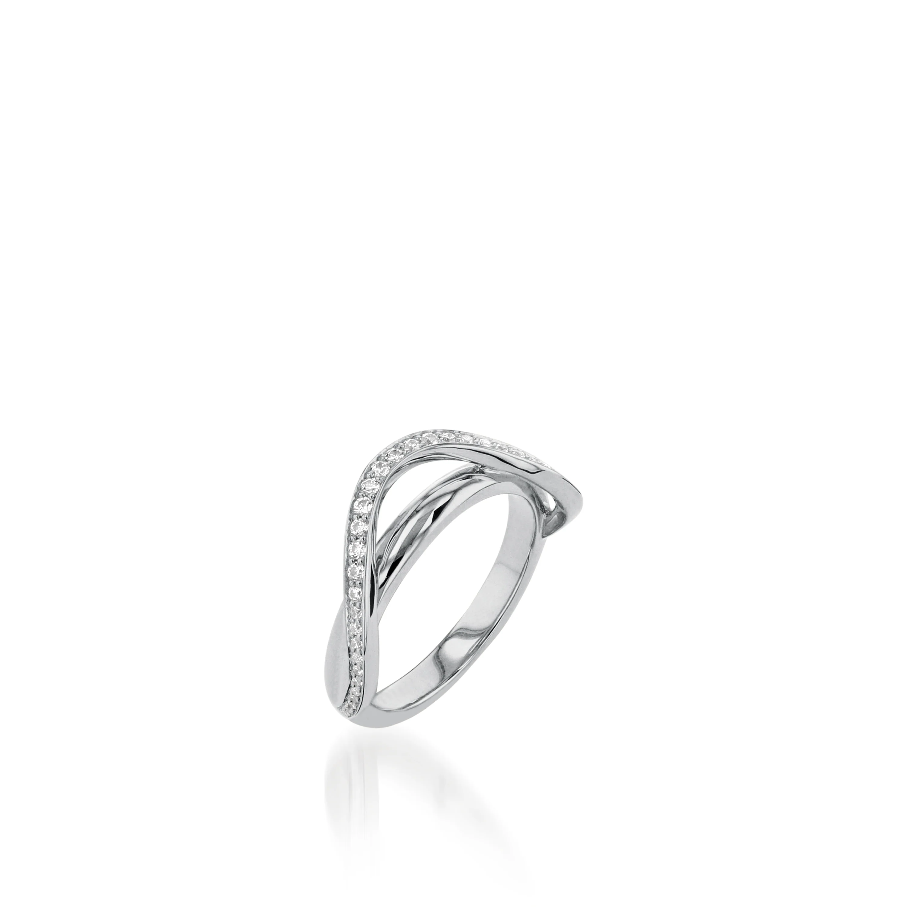 Bellagio Petite Pave Diamond Ring