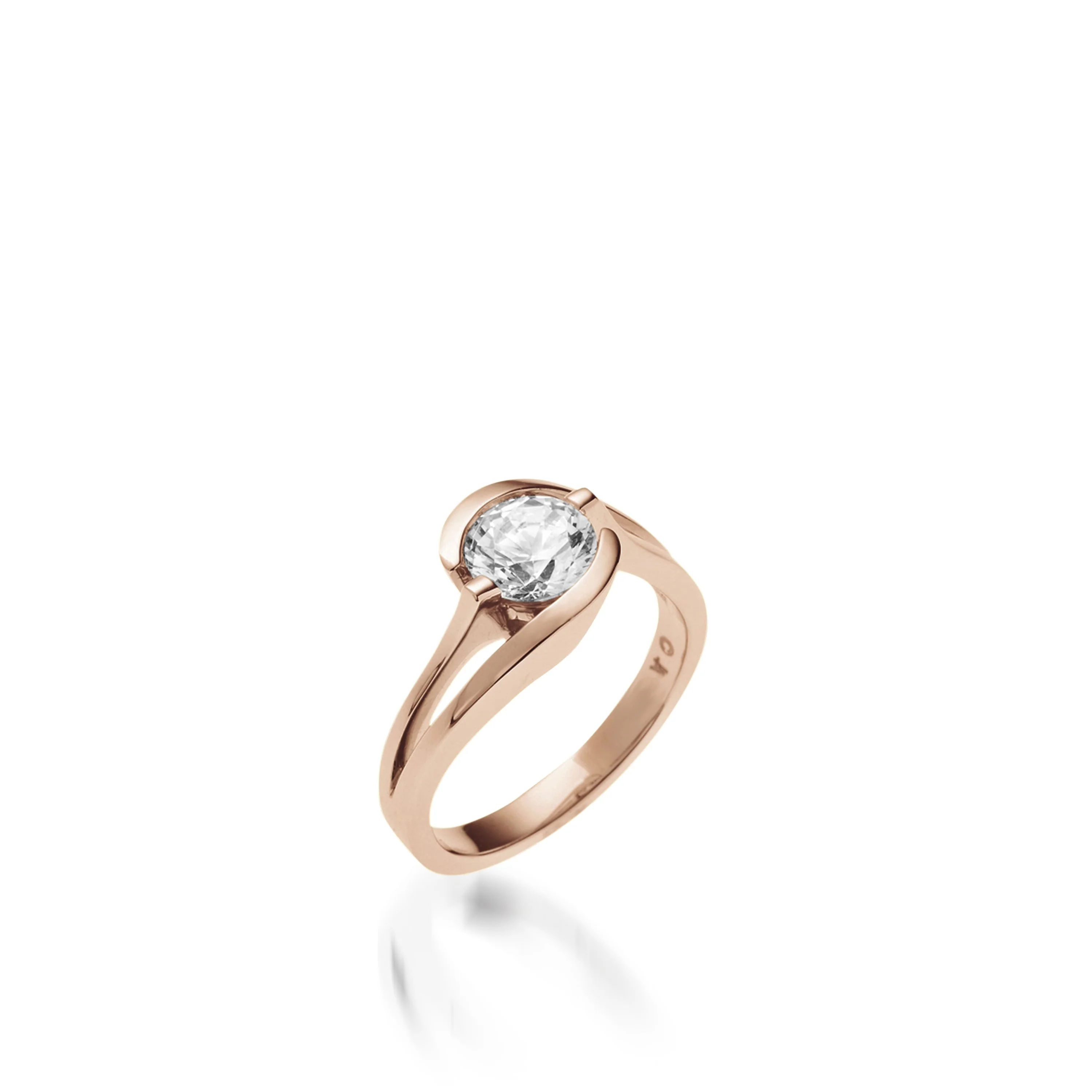 Bellissima White Gold Solitaire Engagement Ring - Image 5