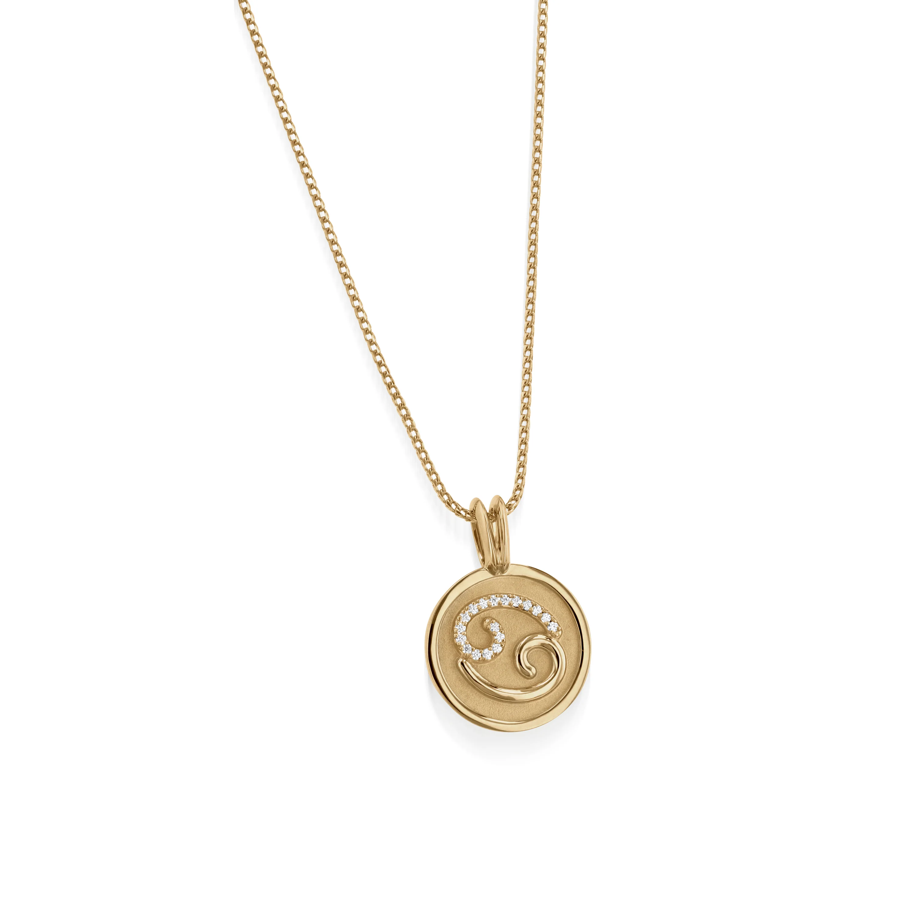 Cancer Zodiac Medallion Pendant - Image 4