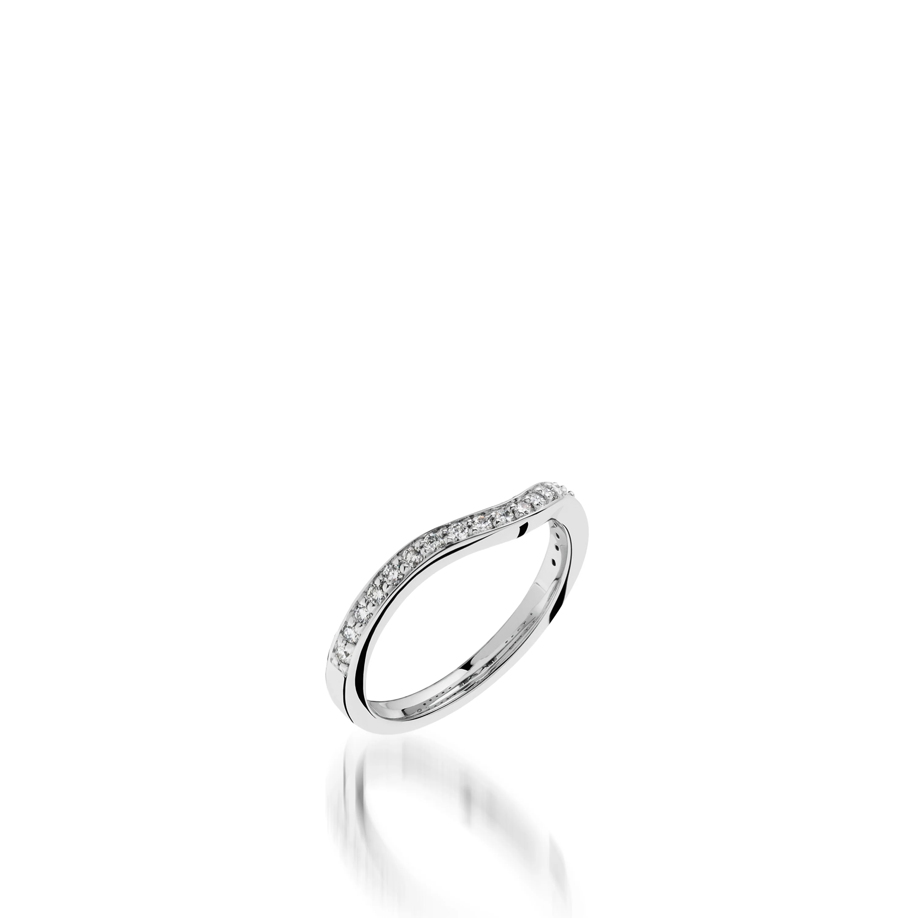Cashmere White Gold Engagement Ring - Image 6
