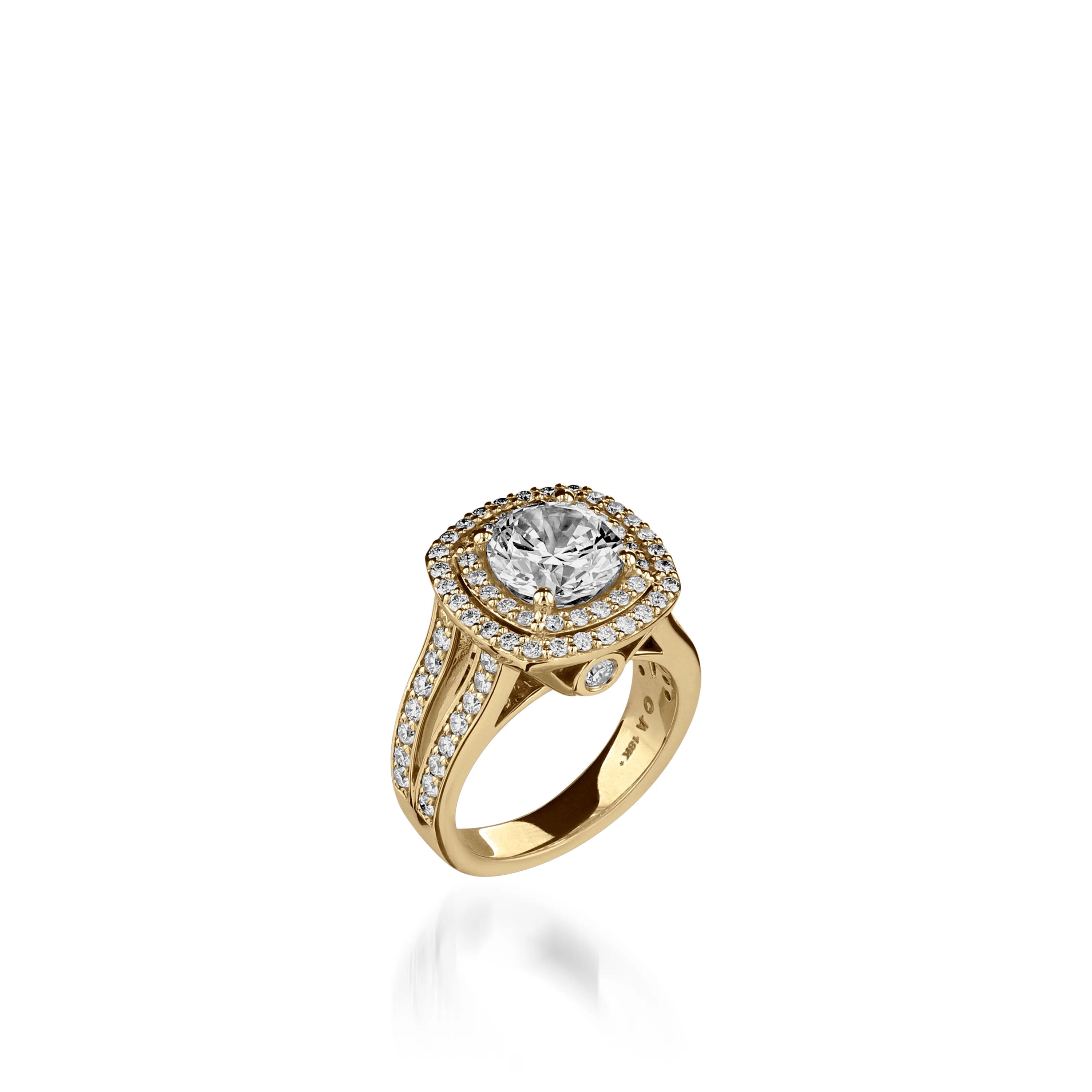 Cashmere Yellow Gold Engagement Ring