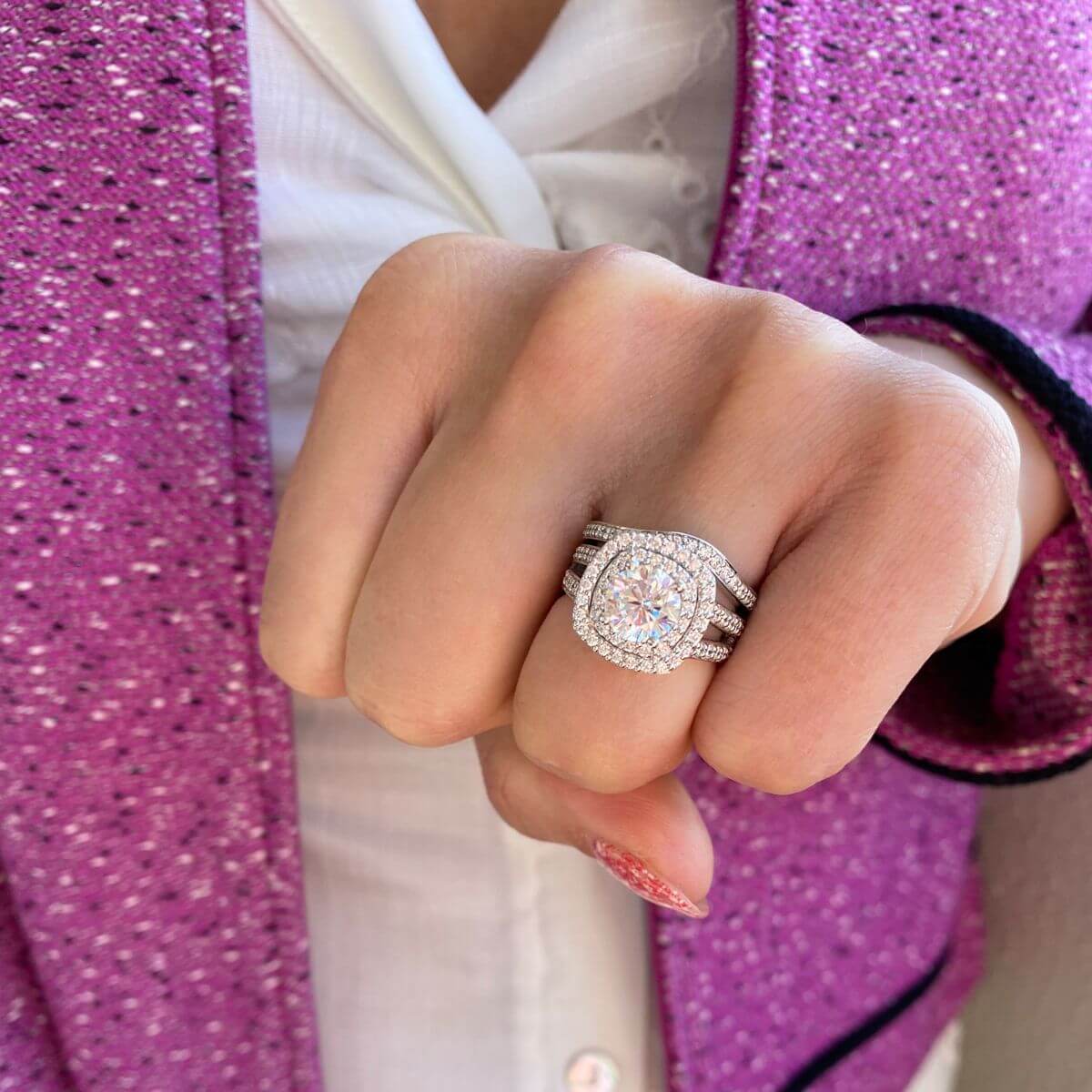 Cashmere Yellow Gold Engagement Ring - Image 2
