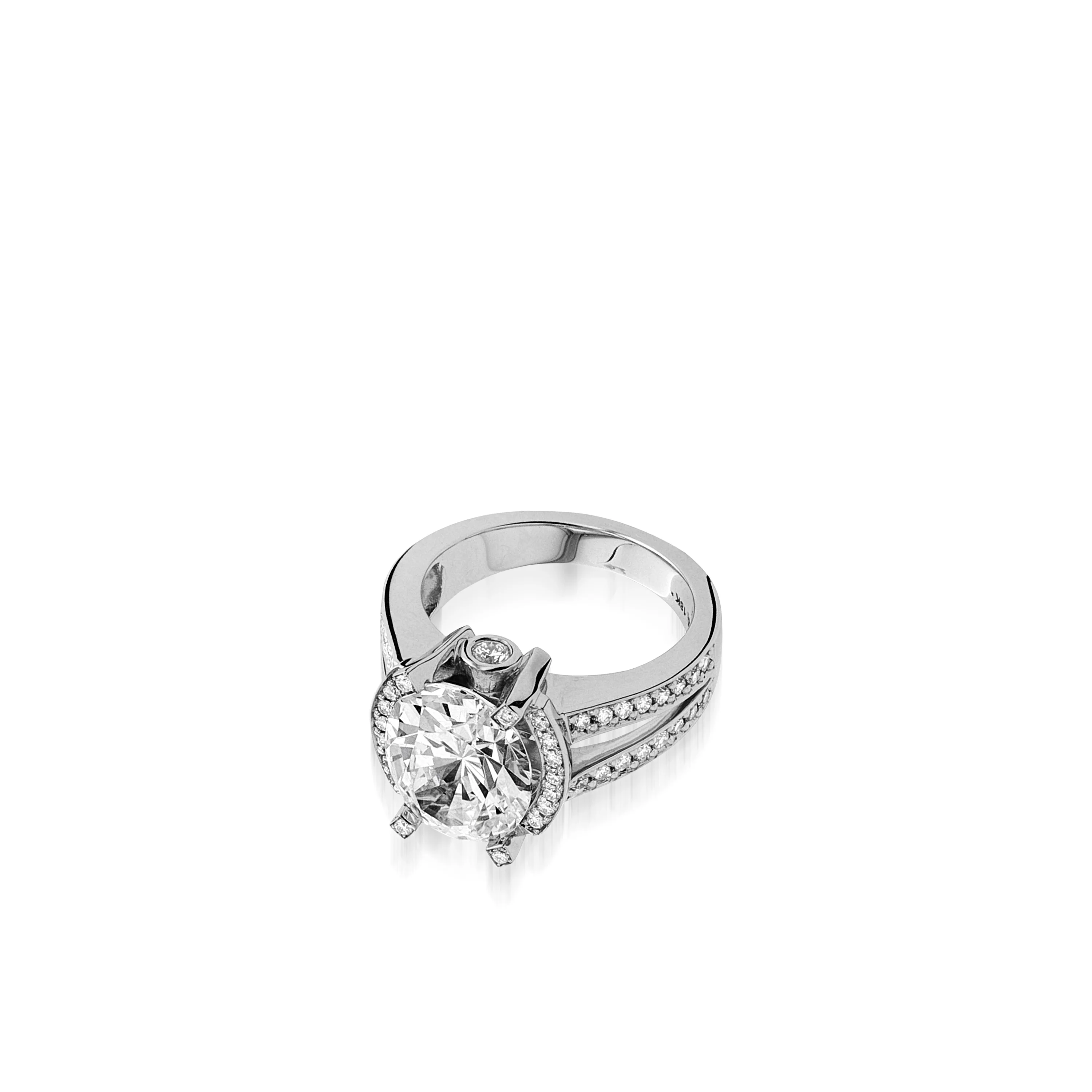 Catherine Elite White Gold Diamond Ring - Image 3