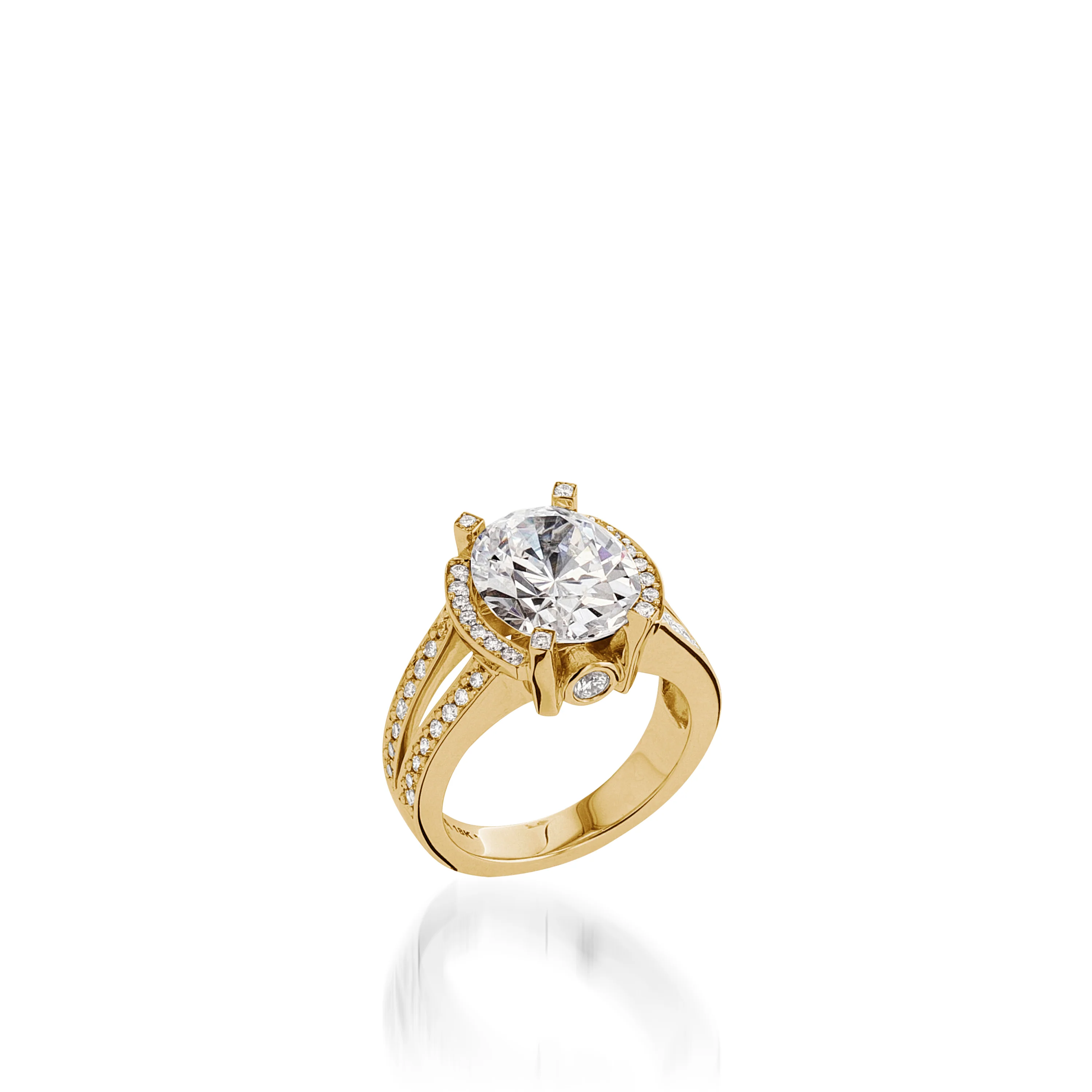 Catherine Elite White Gold Diamond Ring - Image 4