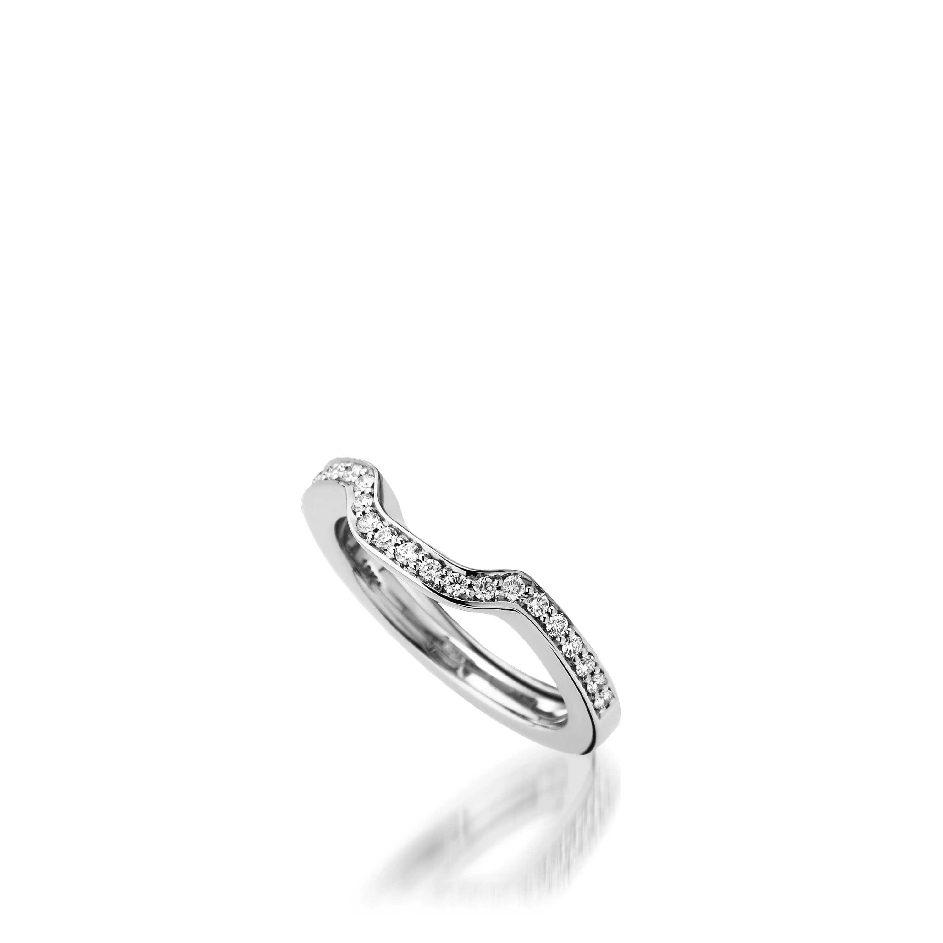 Chantilly White Gold Engagement Ring - Image 3