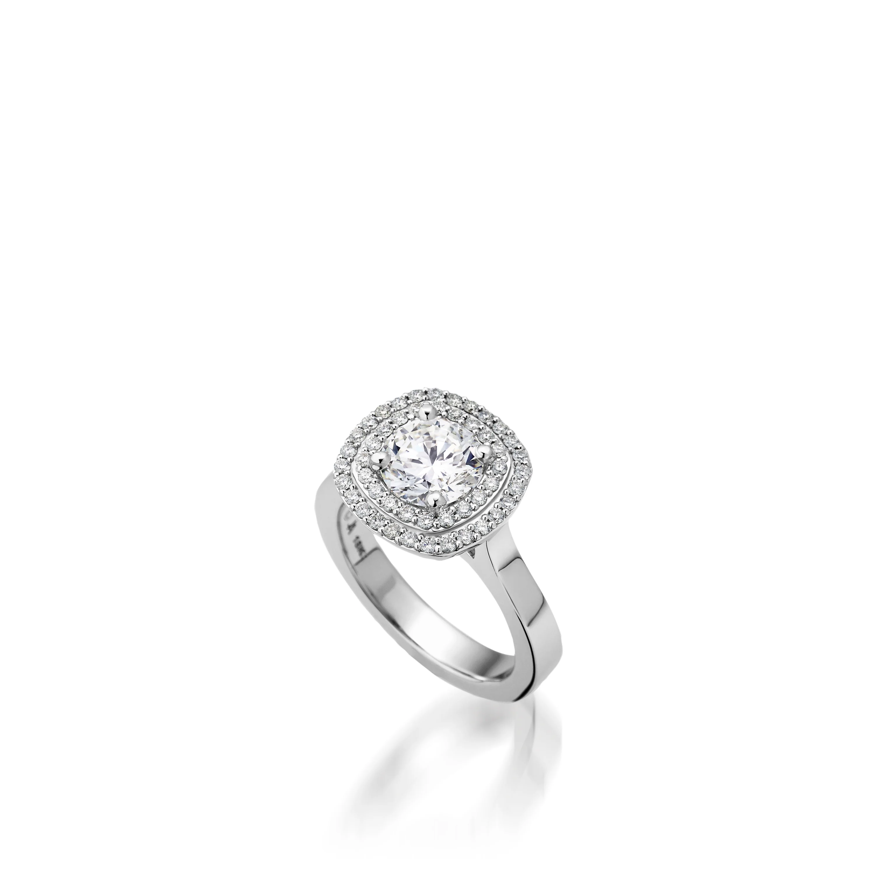Chantilly Yellow Gold Engagement Ring - Image 4