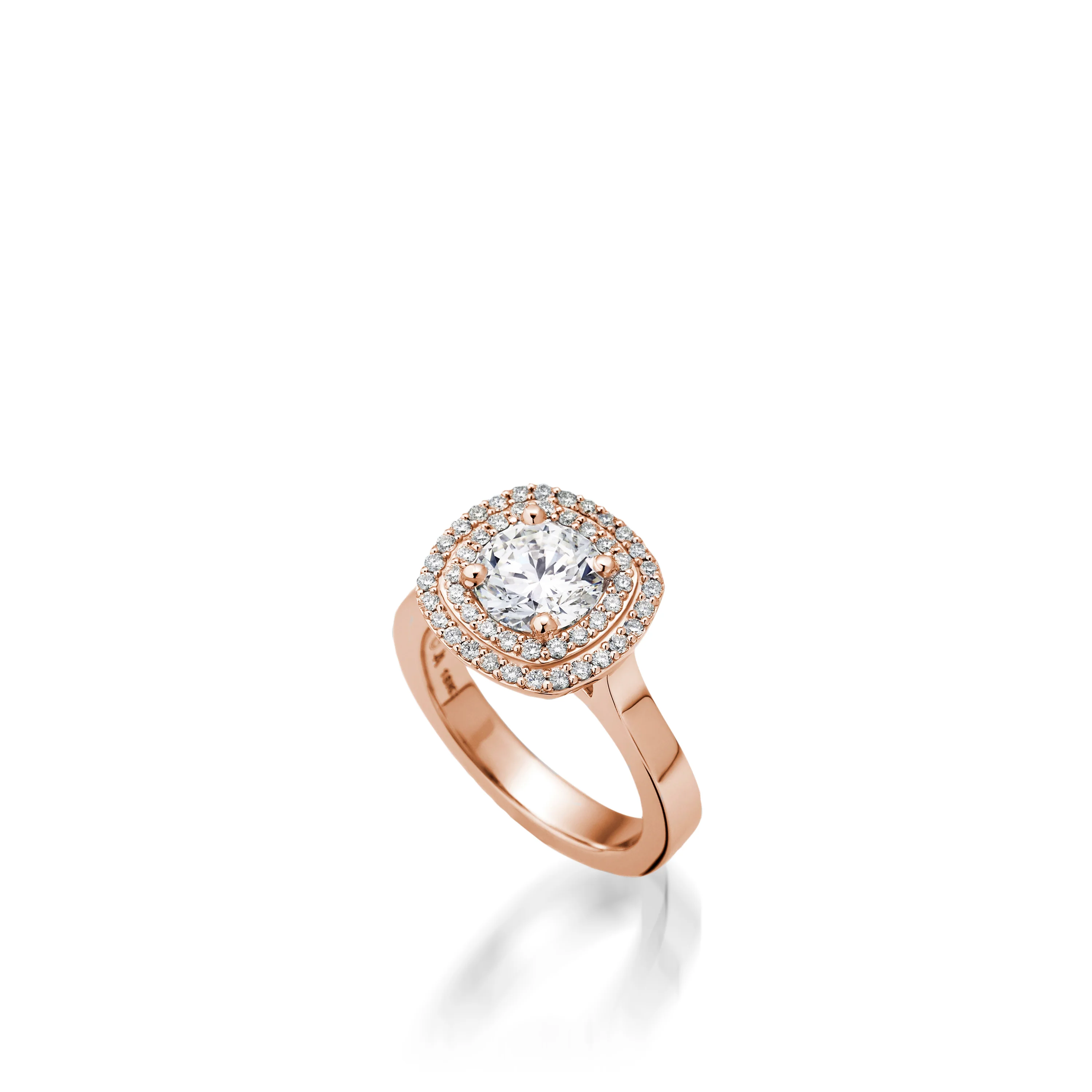 Chantilly Yellow Gold Engagement Ring - Image 5