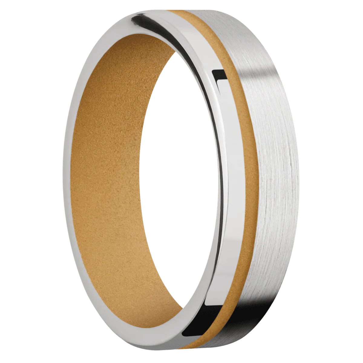 Cobalt Chrome + Satin , Polish Finish + Gold