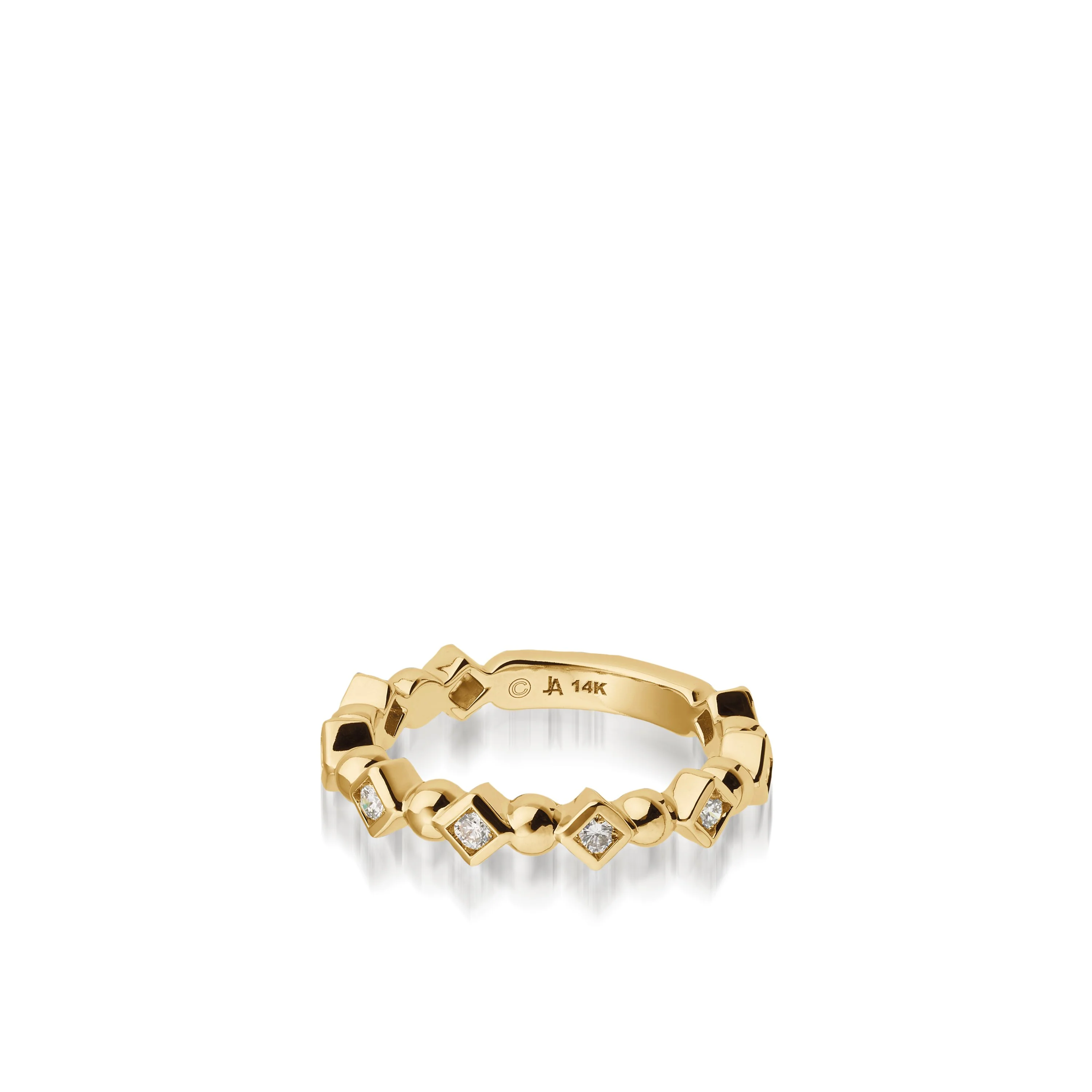 Paloma Confetti Diamond Stack Ring - Image 5