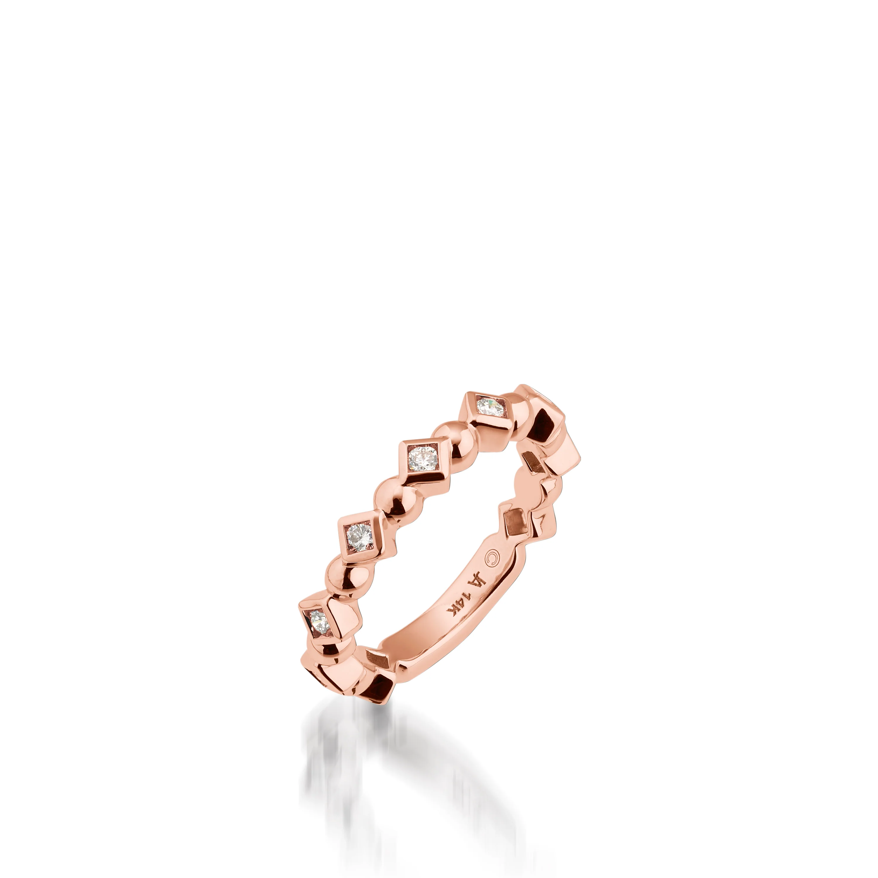 Paloma Confetti Diamond Stack Ring - Image 6